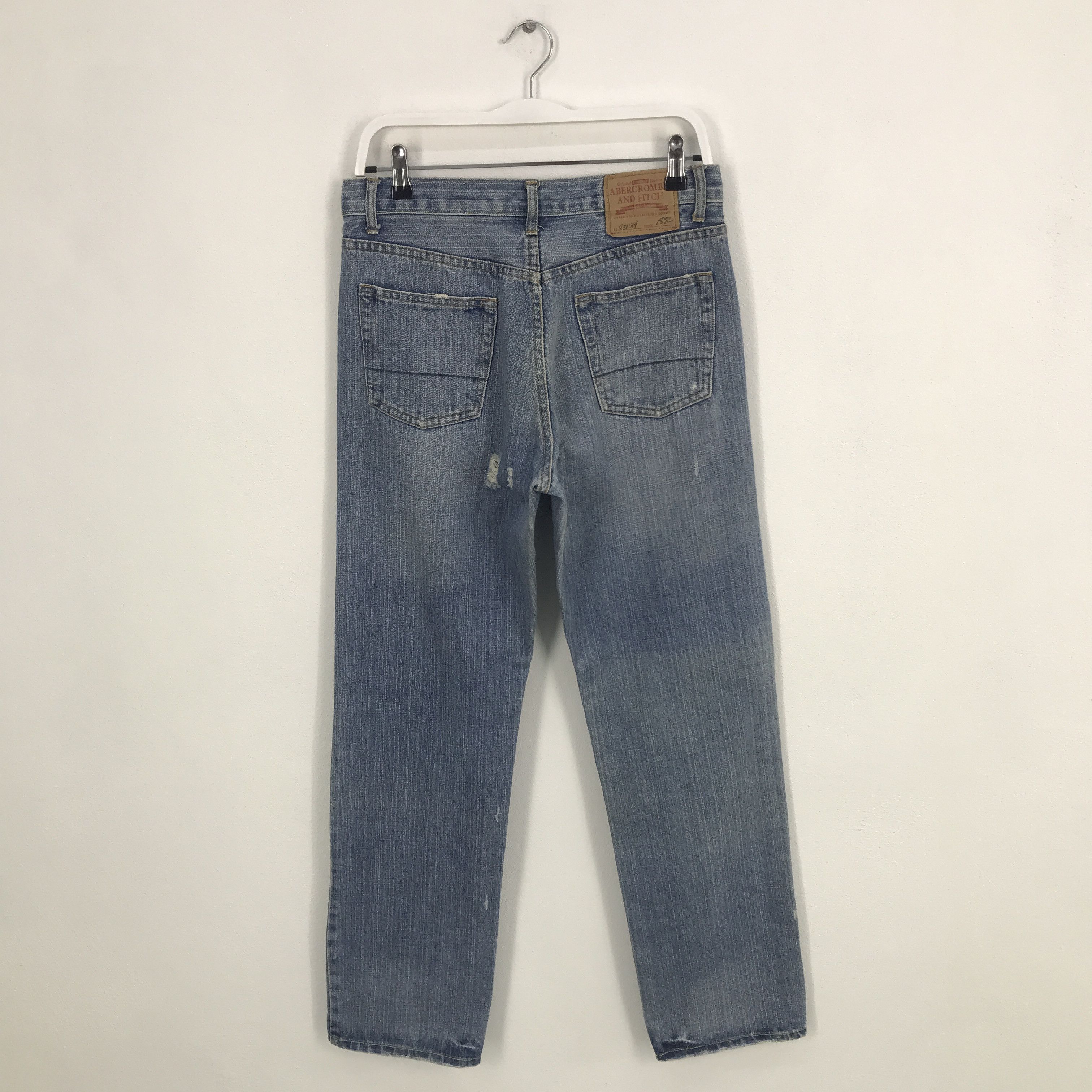 Abercrombie & Fitch Rare abercrombie & fitch distressed style japan denim pants Size US 30 / EU 46 - 4 Thumbnail