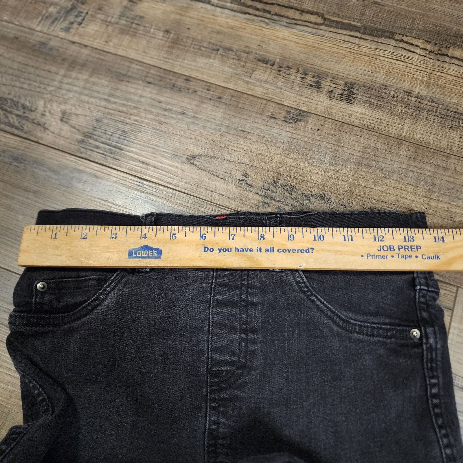 Spanx Spanks black denim jeans jeggings size Small Petite 2371 Size 26" / US 2 / IT 38 - 4 Thumbnail