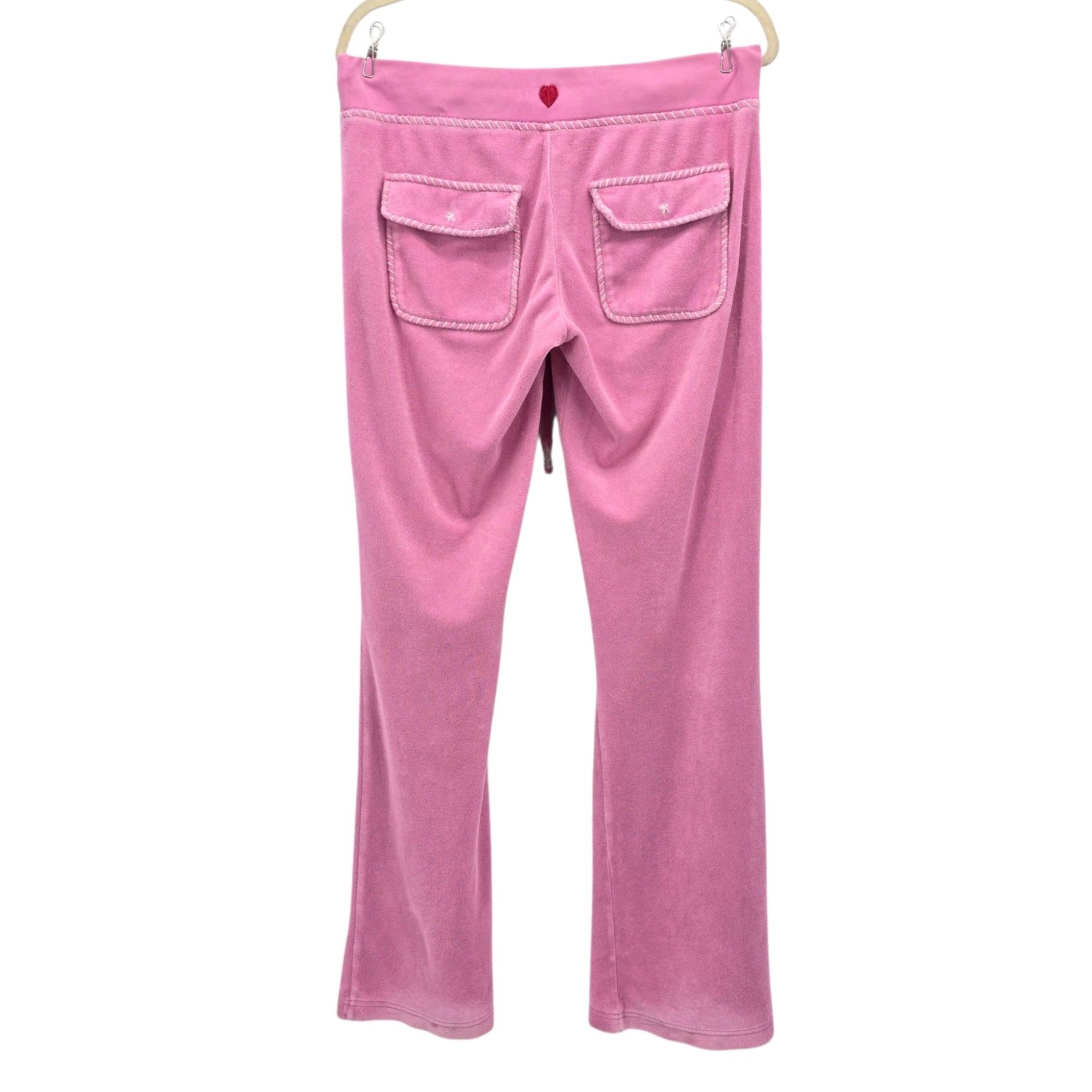 Other Vintage Twisted Heart Womens Medium Pants Terry Cloth Flared Size 30" / US 8 / IT 44 - 3 Thumbnail