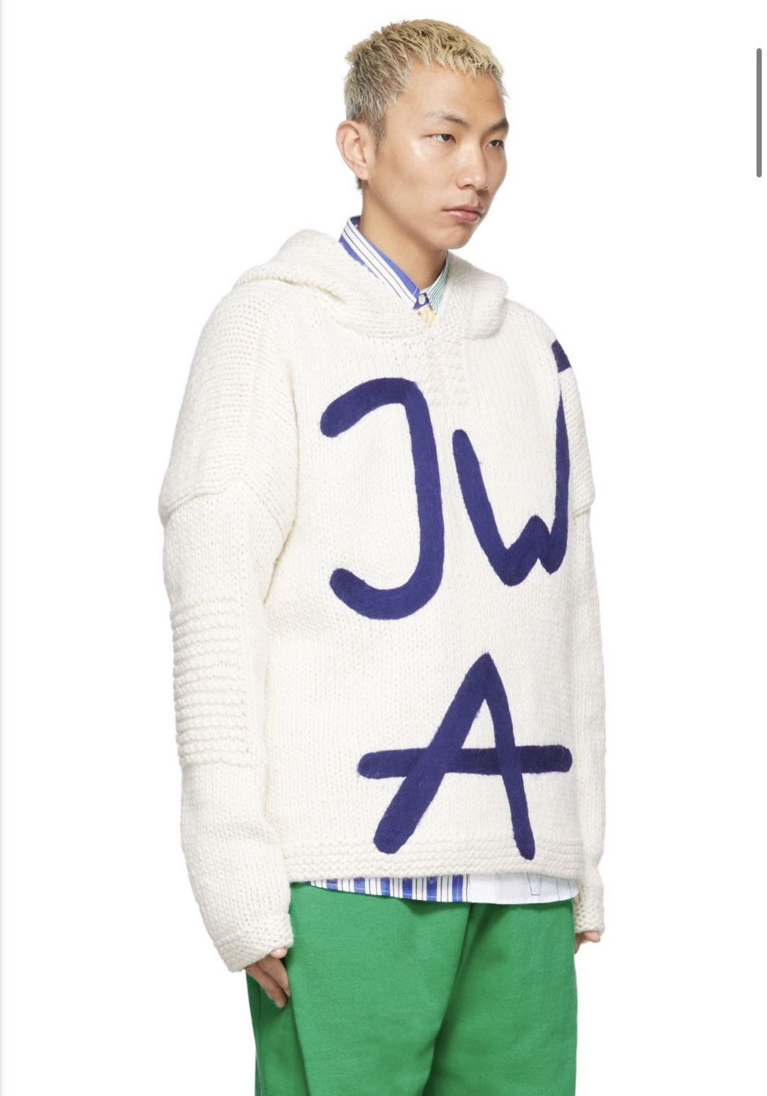 JW Anderson JW Anderson Chunky Knit Hoodie Size US XL / EU 56 / 4 - 6 Thumbnail