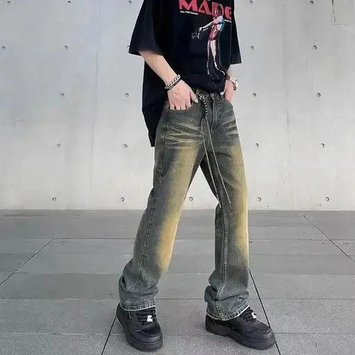 Japanese Brand × Jean Vintage washed distressed rusty faded jeans Size US 32 / EU 48 - 3 Thumbnail