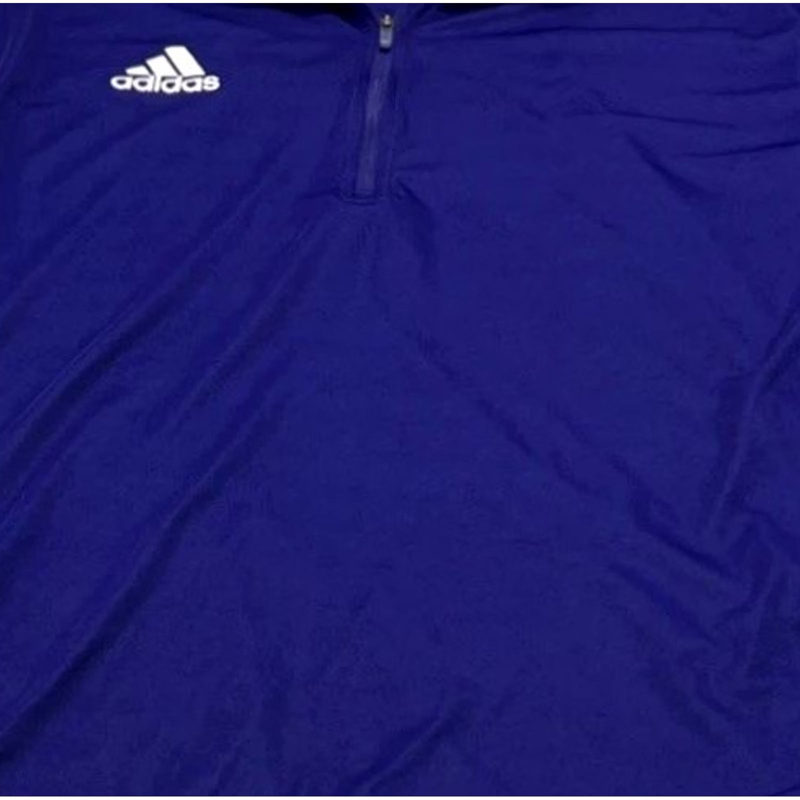 Adidas Adidas AEROREADY Pullover Zip Men's M Blue Athletic Training Shirt Size US M / EU 48-50 / 2 - 4 Thumbnail