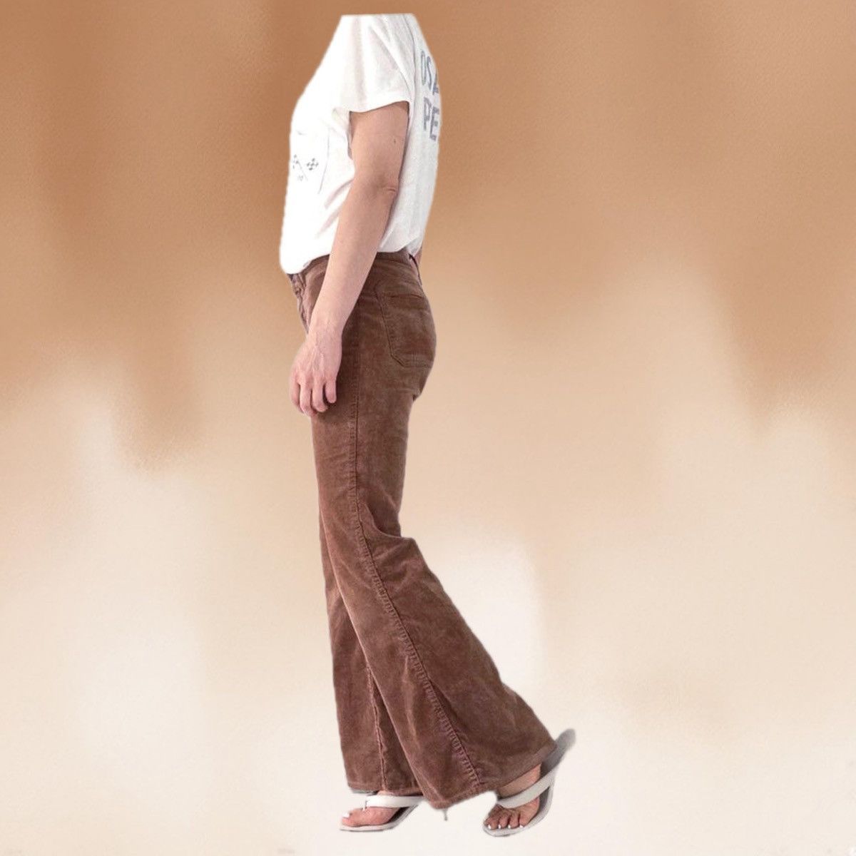 Levi's Vintage Clothing Vintage Levis Flared Corduroy Pants Brown White Tab Small “e Size 26" / US 2 / IT 38 - 5 Thumbnail