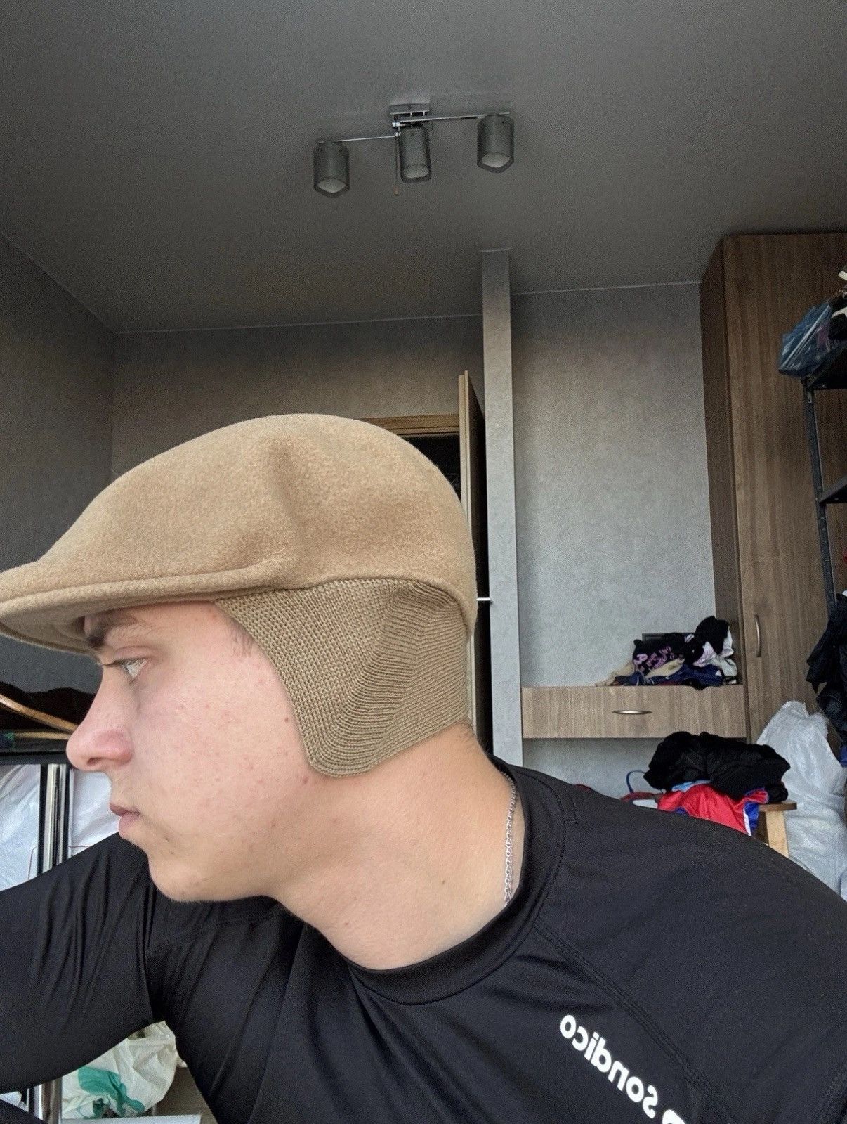 Kangol Kangol Vintage Wool Flat Berett Cap Beige One Size men Size ONE SIZE - 6 Thumbnail