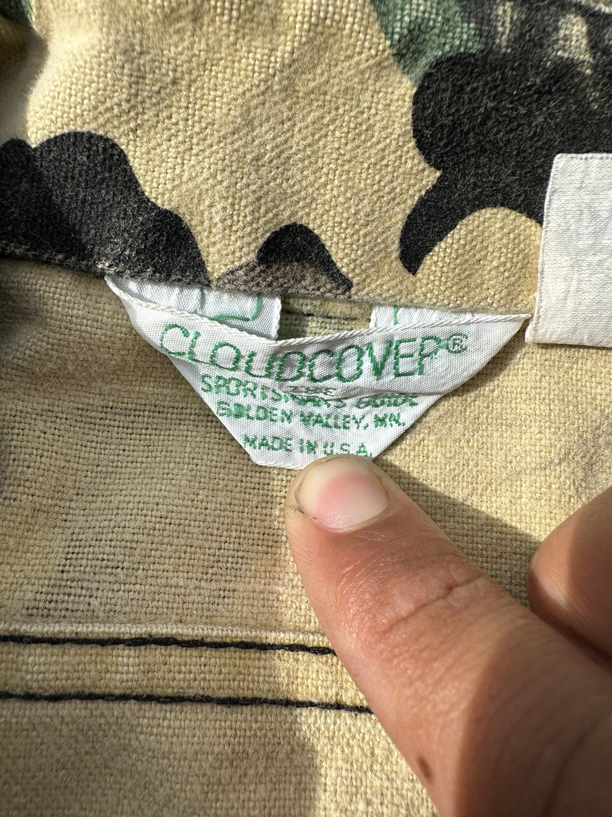 Vintage Crazy vintage cloudcover bubble camo heavy button up USA Size US XL / EU 56 / 4 - 3 Thumbnail