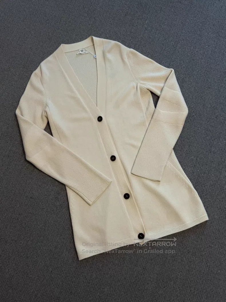 Hermes Hermes Off-white long cardigan Size XS / US 0-2 / IT 36-38 - 1 Thumbnail