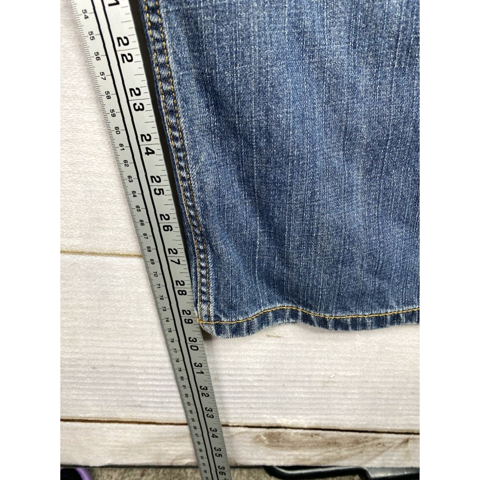 Levi's Levi's 559 Jeans Mens 44x30 Blue Denim Straight Fit Distressed Vintage No Size US 44 / EU 60 - 5 Thumbnail
