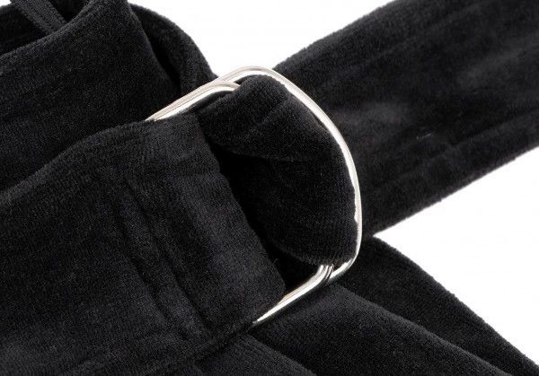 Comme des Garcons Comme Des Garcons size F Black Retro Velvet Design Skirt Size 24" / US 00 / IT 34 - 6 Thumbnail