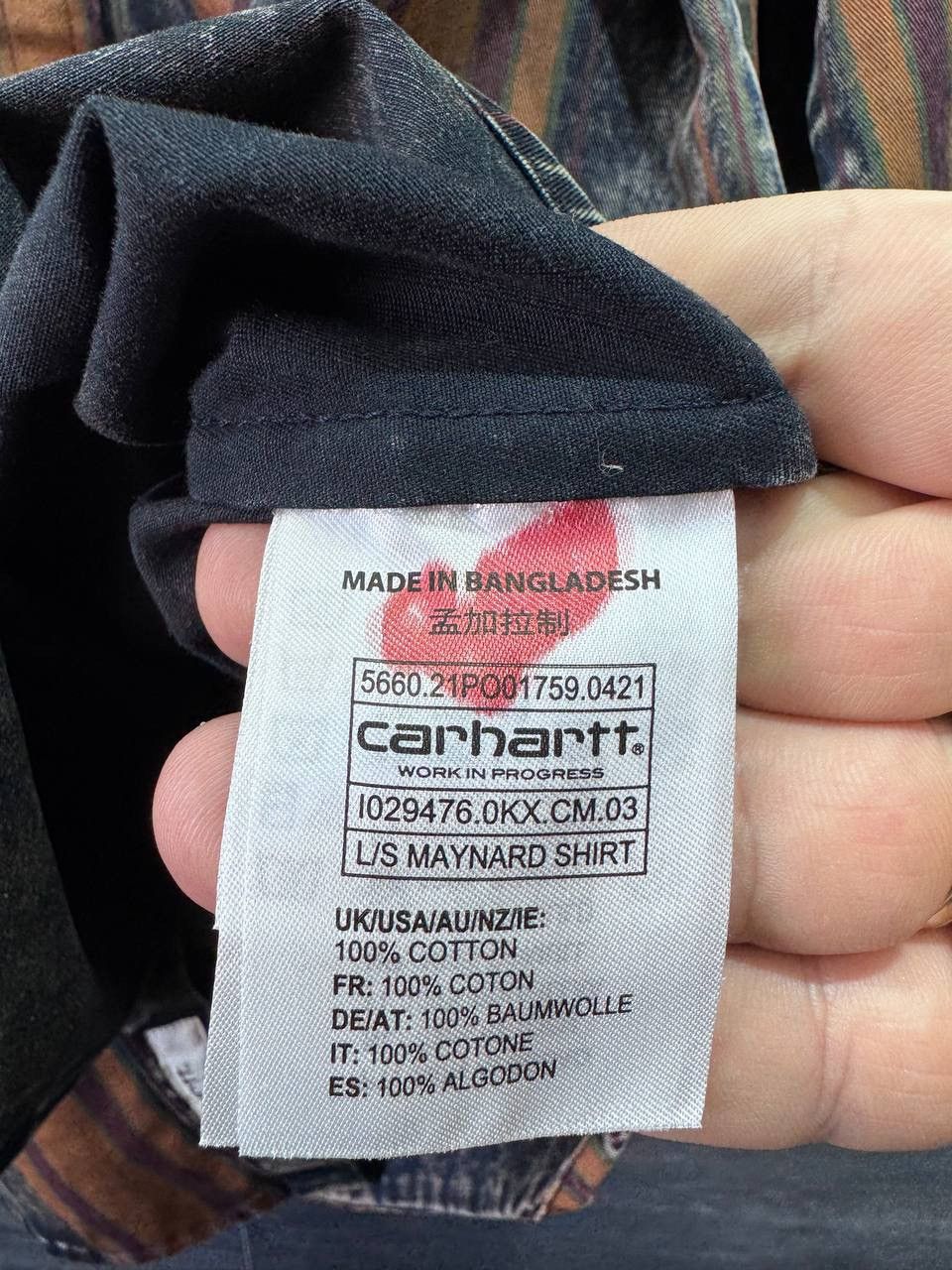 Carhartt CARHARTT WIP L/S Maynard Shirt Size US L / EU 52-54 / 3 - 11 Thumbnail