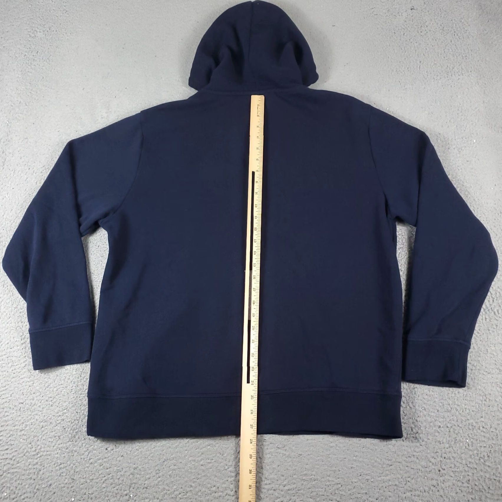 Reebok Reebok Mens Large Hoodie Pullover Sweatshirt Blue Fleece Logo Casual Sports Size US L / EU 52-54 / 3 - 6 Thumbnail