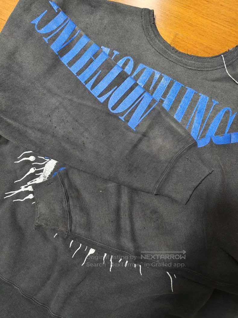 Saint Michael Saint Michael Collaboration Washed Destroyed Distressed Sw Size US XL / EU 56 / 4 - 8 Thumbnail