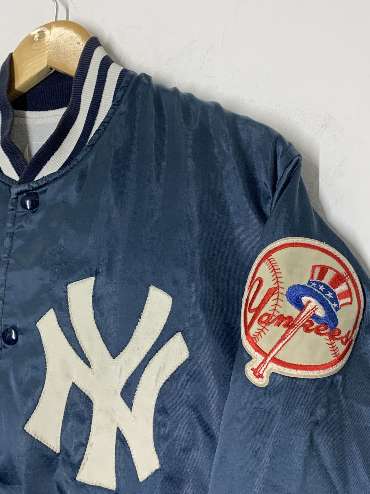 New York Yankees Vintage NY Yankees Baseball Varsity Jacket Size US M / EU 48-50 / 2 - 7 Thumbnail
