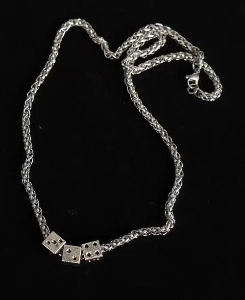 Japanese Brand Dice Pendant Necklace Size ONE SIZE - 3 Thumbnail