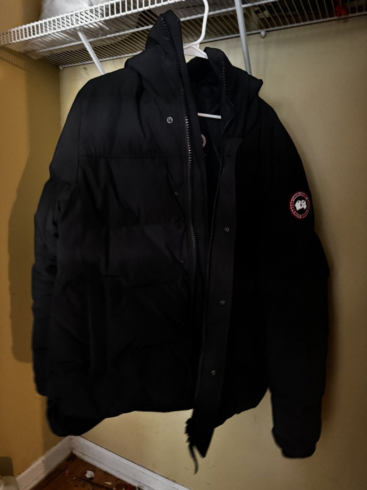 image of Canada Goose Macmillan Parka in Black, Men's (Size XL)