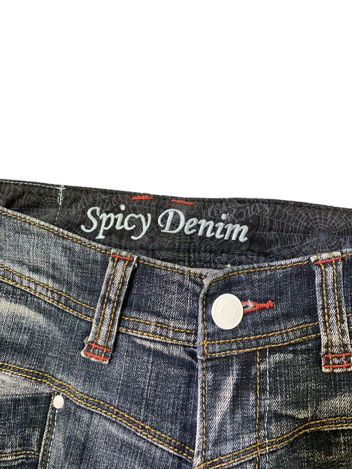 Designer × Japanese Brand Archive Clawmark Spicy Denim Acid Wash Denim Jeans Size US 27 - 9 Thumbnail