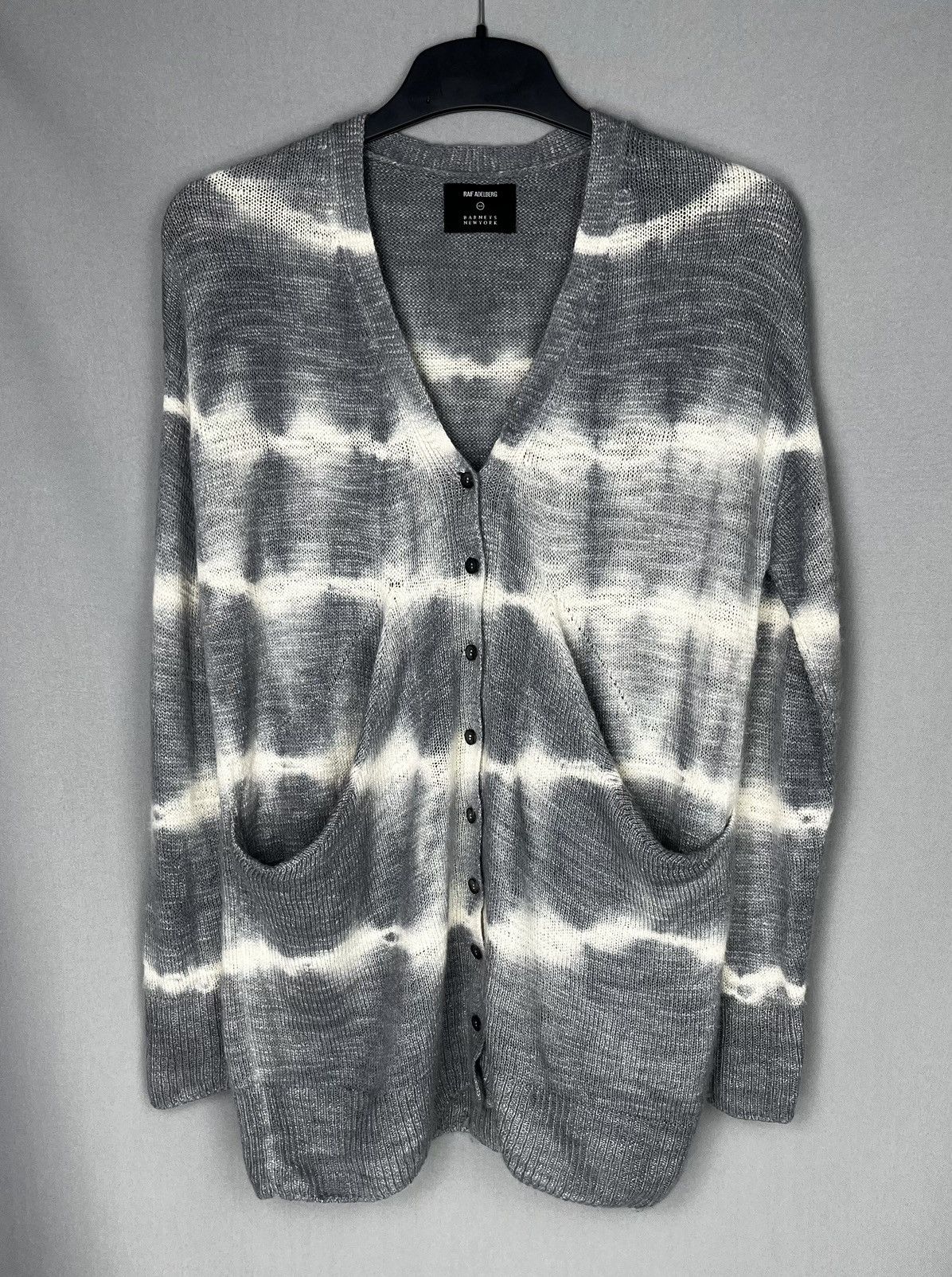 Image of Barneys New York Raif Adelberg Sweater 100 Cashmere Cardigan in Black, Men's (Size Small)