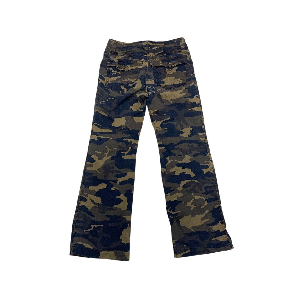 Japanese Brand 🗣️Vintage Japanese Brand La Moda Poji Camo Bootcut Denim Pant Size US M / EU 48-50 / 2 - 2 Thumbnail