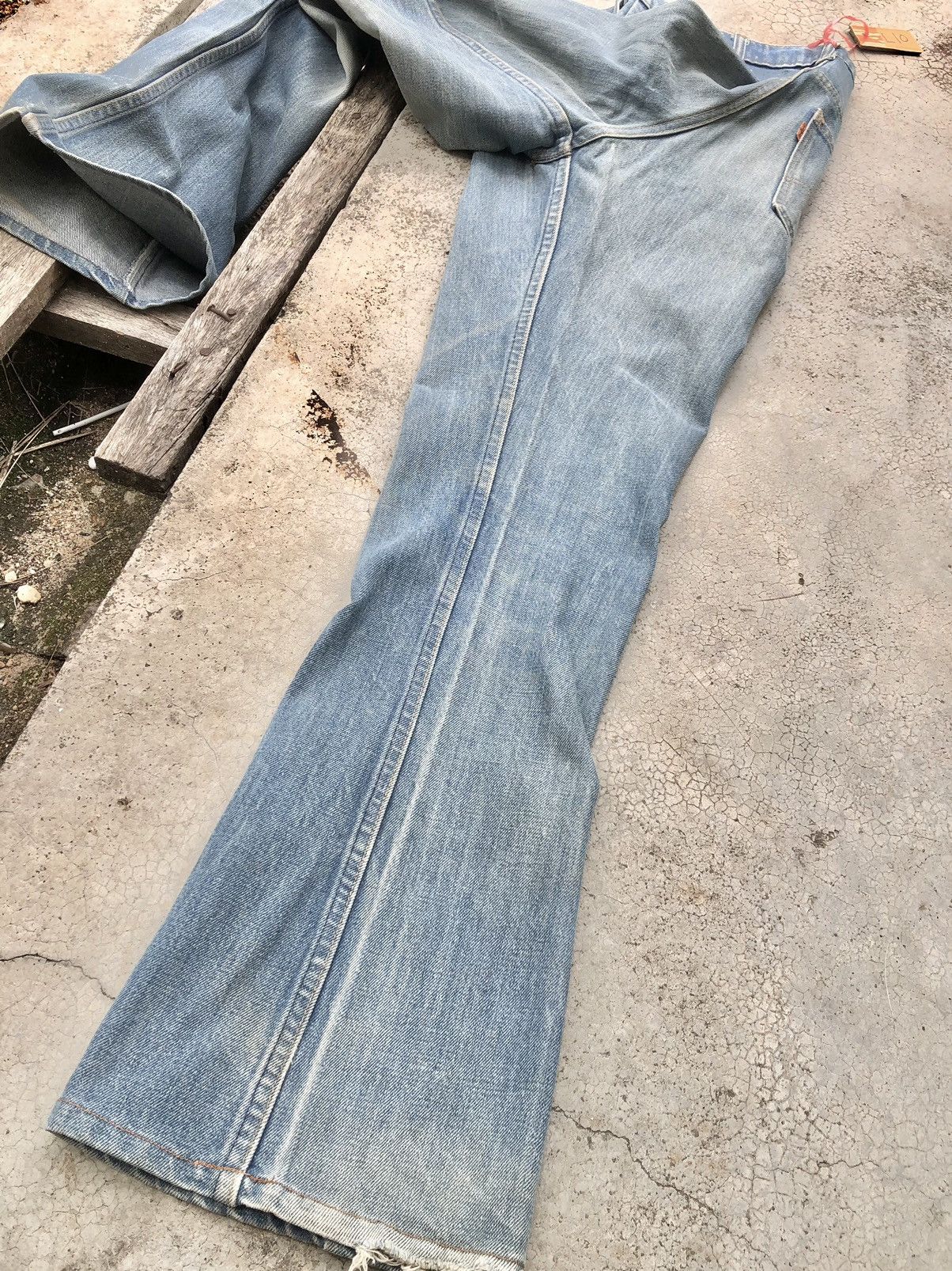 Levi's FLARED‼️‼️VINTAGE 70s LEVIS 646 ORANGE TAB Size US 31 - 12 Thumbnail