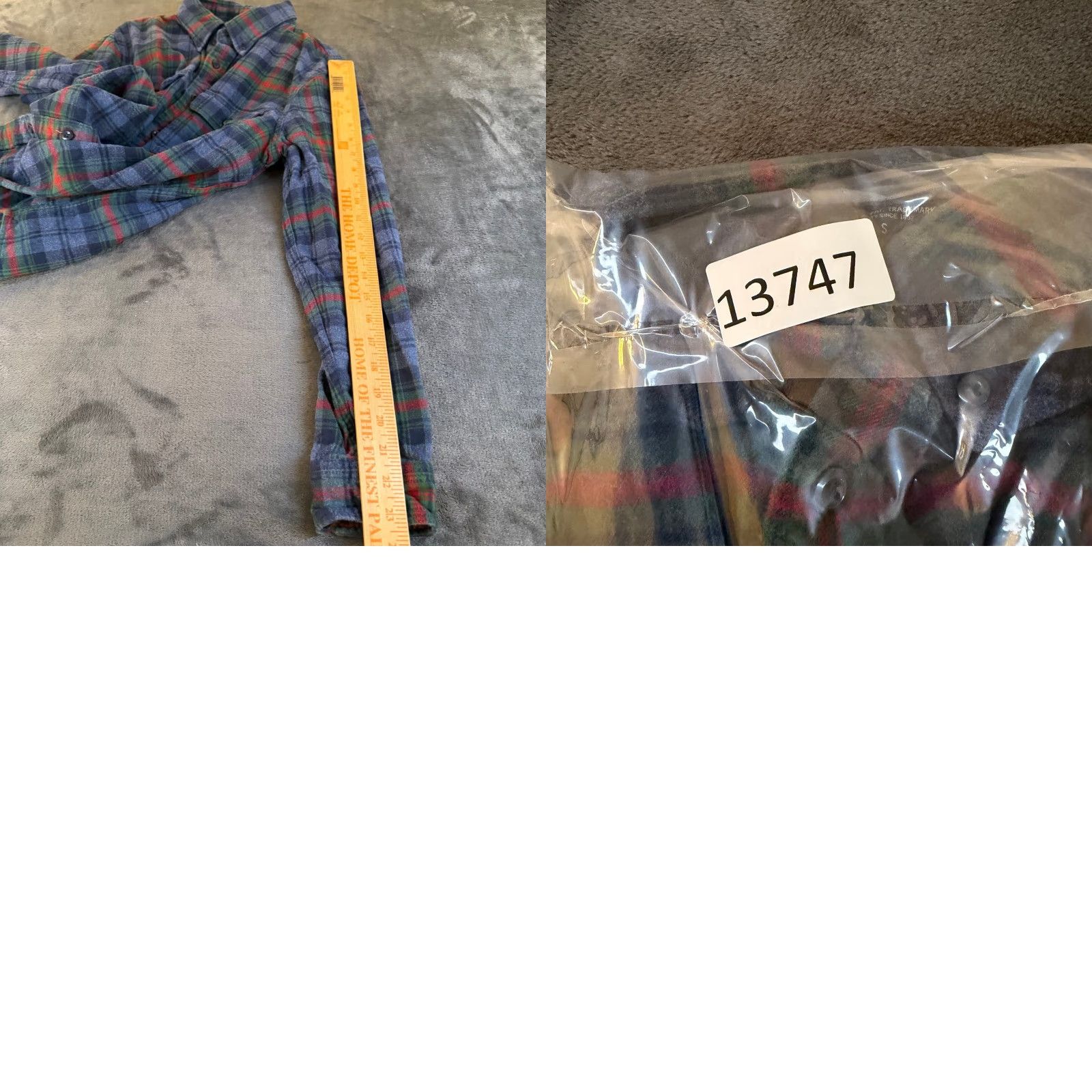 Abercrombie & Fitch Abercrombie & Fitch Flannel Shirt Button Up Plaid Blue Green Red Mens Small Size US S / EU 44-46 / 1 - 8 Thumbnail