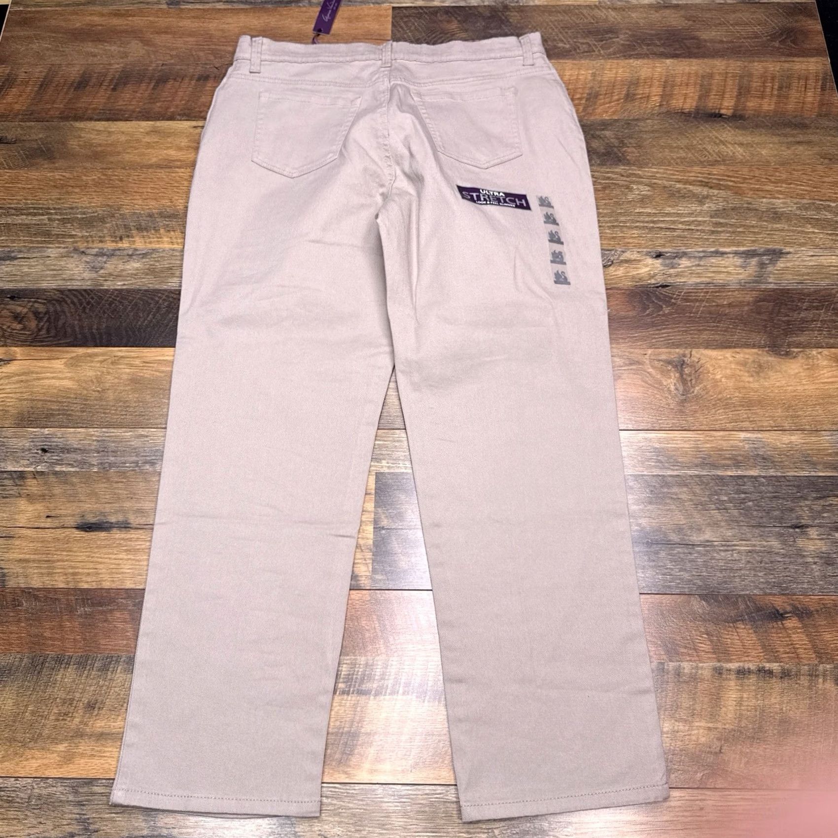 Gloria Vanderbilt Gloria Vanderbilt Amanda Jeans 16 Short Tan Classic Fit Tapered Leg New Denim 5-Pocket Straight Leg Mens? Size 38" / US 16 / IT 52 - 3 Thumbnail