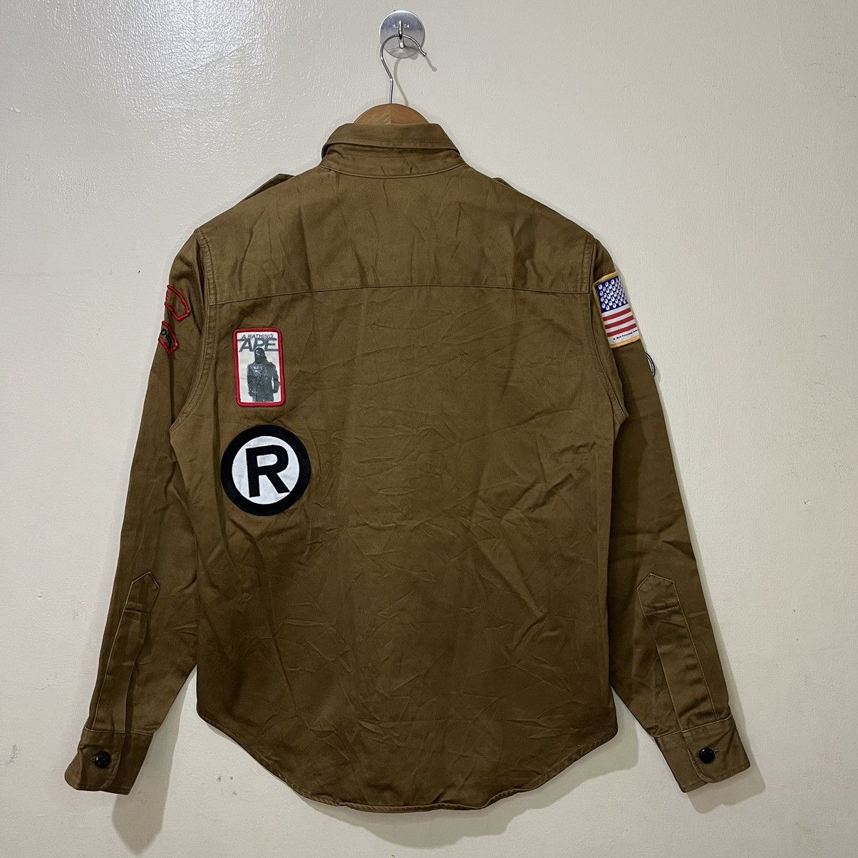 Bape OG BAPE Boy Scout Button Up Long Sleeve Size US S / EU 44-46 / 1 - 14 Thumbnail