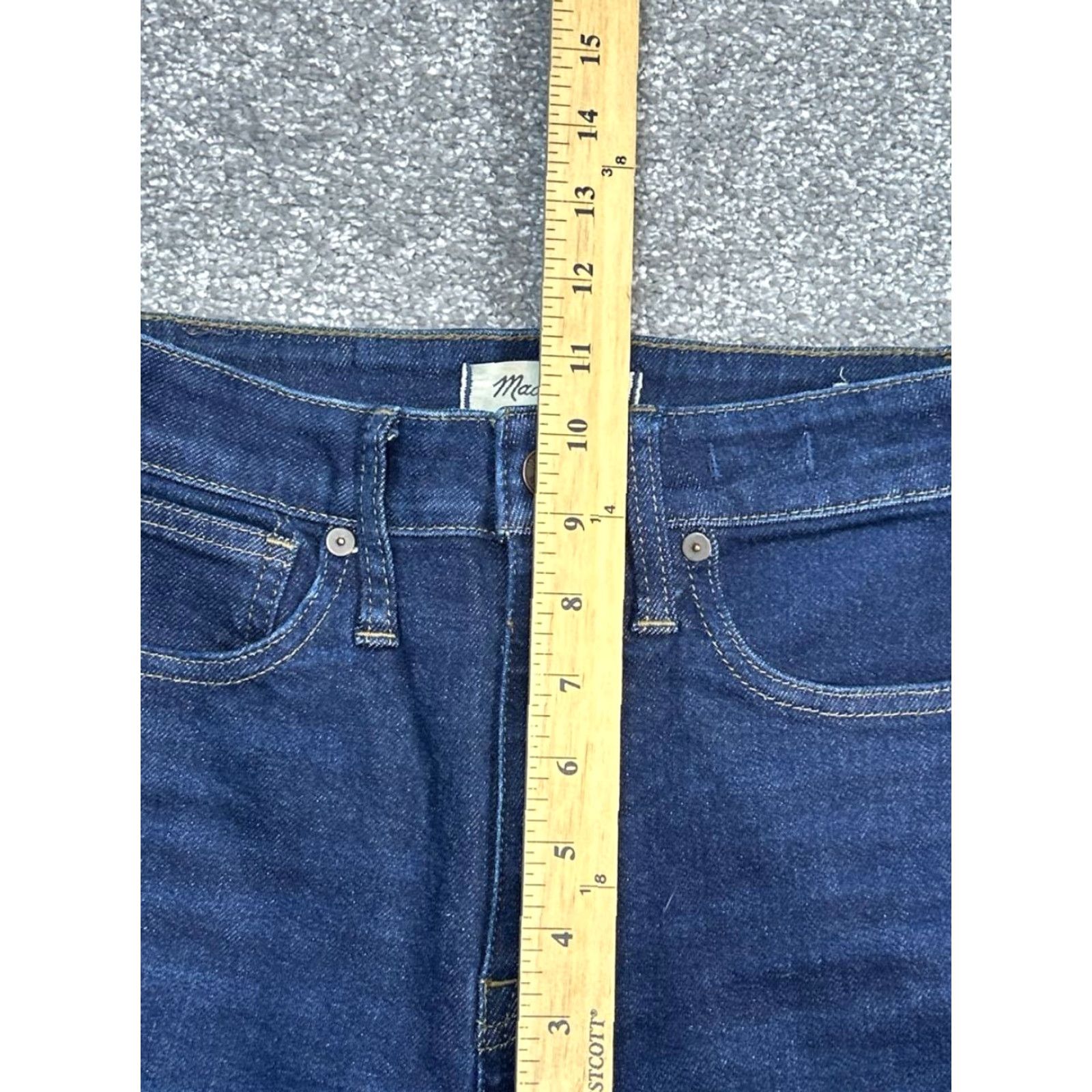 Madewell VINTAGE Madewell Curvy Jeans Women 24 Skinny High Rise Blue Denim Cotton Tencel Elastane 2010s Size 42" / US 20 - 4 Thumbnail