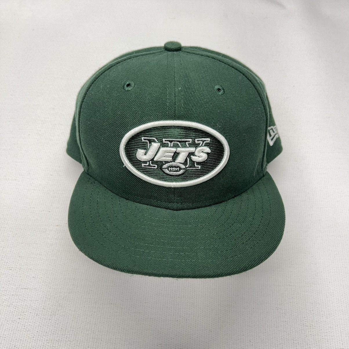 NFL × New Era Jets New Era Hat Mens 6 3/4 Green 59FIFTY Fitted Cap NFL Size ONE SIZE - 2 Thumbnail