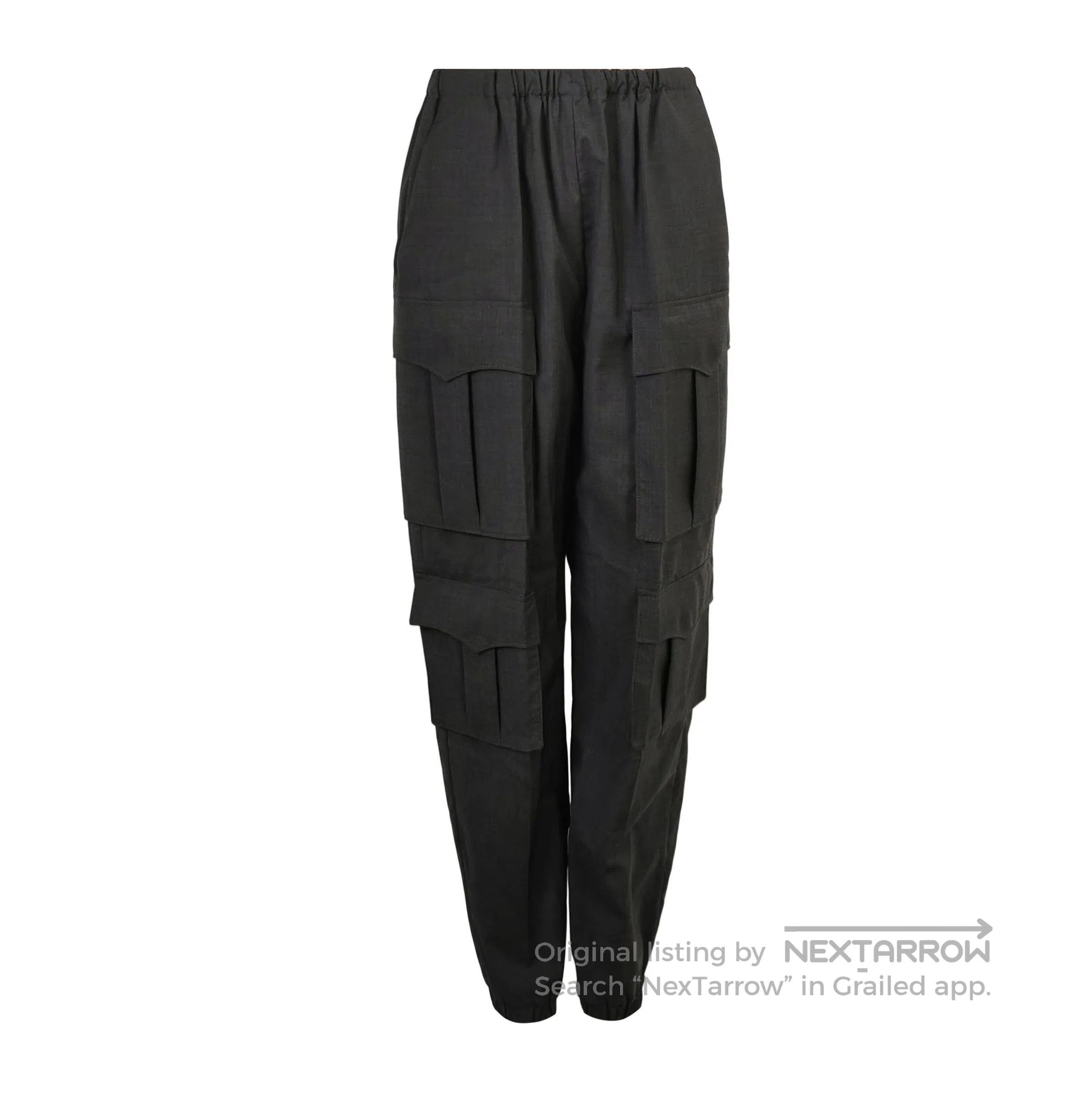Prada Prada Wool Cargo Pants in Black . Size 39" - 1 Thumbnail