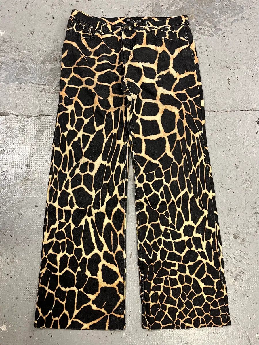 Roberto Cavalli FW2000 Roberto Cavalli Seisma Guava Black Pants Size US 32 / EU 48 - 5 Thumbnail