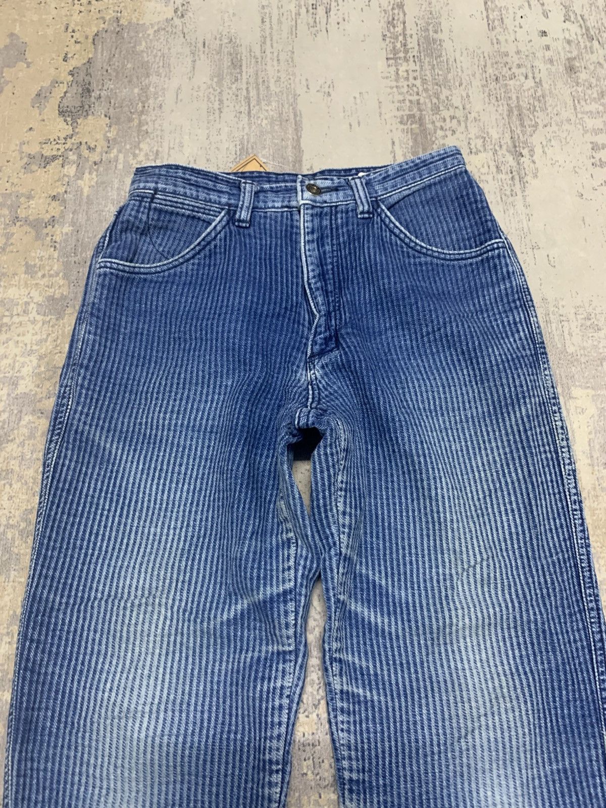 Vintage Wrangler Hickory Stripe Work Pants Vintage Streetwear Size US 27 - 2 Thumbnail