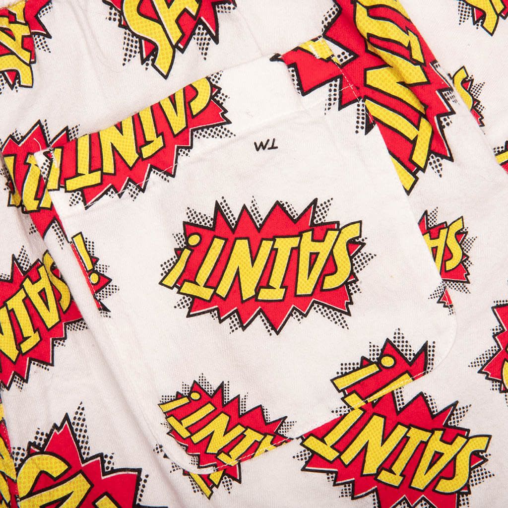 Saint Michael o1mle0326 Pow Pants in White Size US 32 / EU 48 - 4 Thumbnail