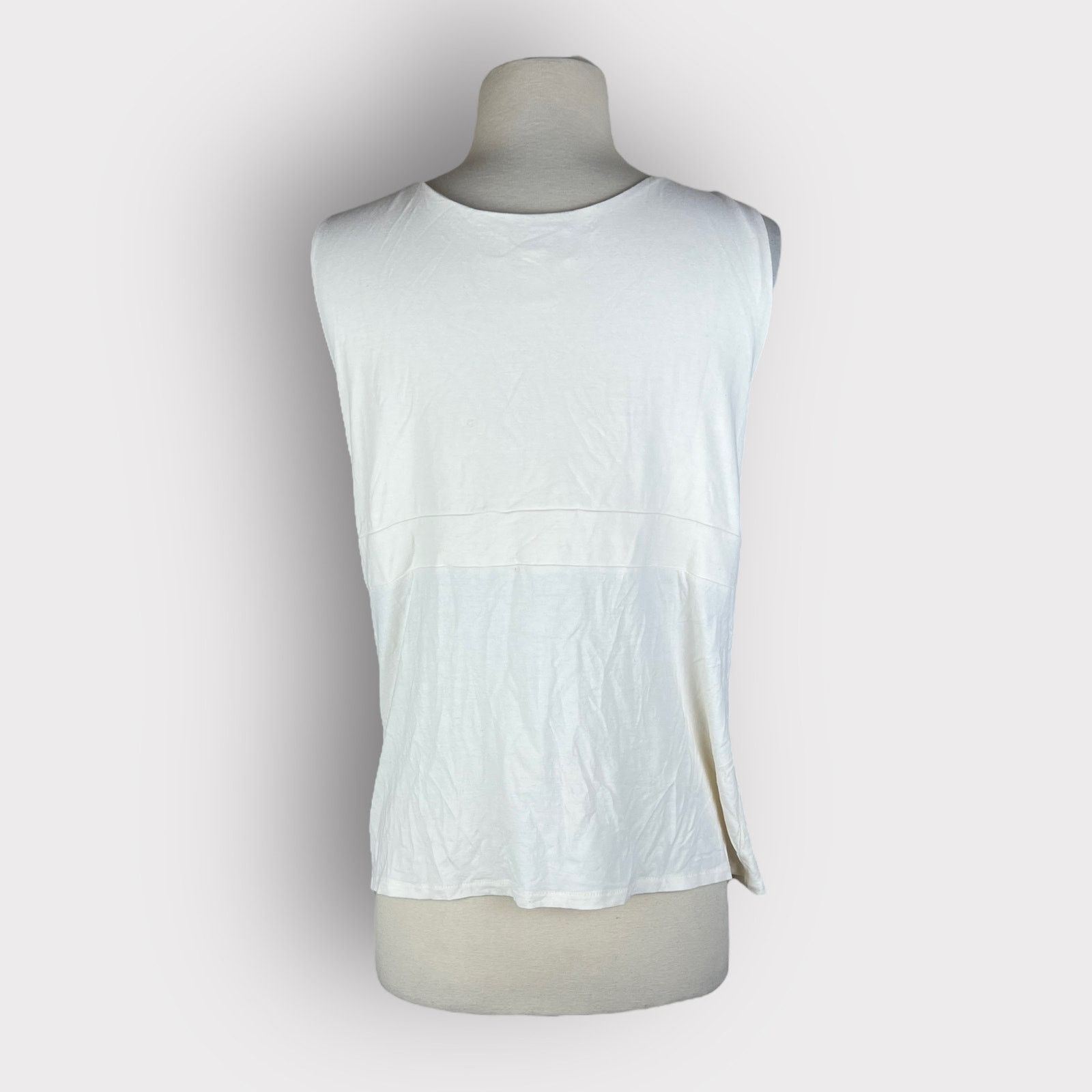 Vintage Talbot | Vintage Y2K Empire Waist Work Tank Top | Large Size L / US 10 / IT 46 - 3 Thumbnail