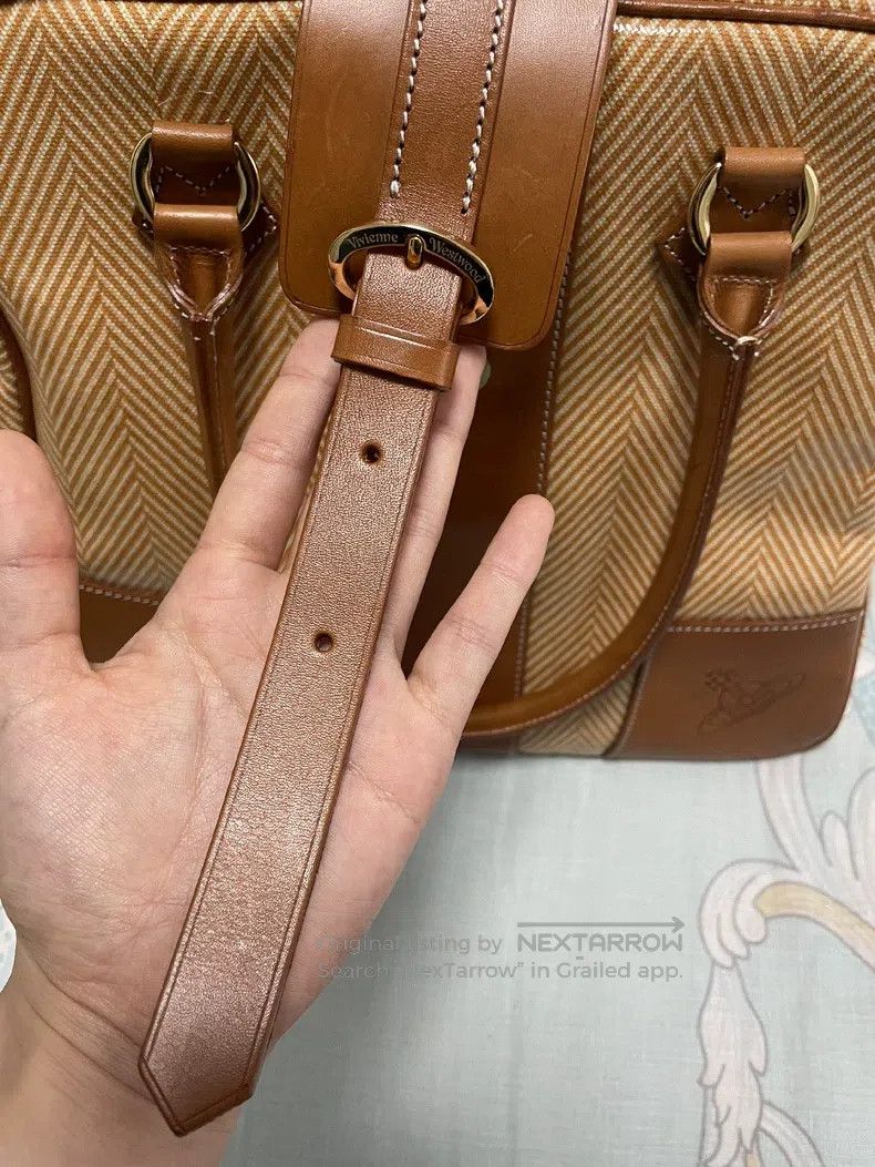 Vivienne Westwood Vivienne Westwood size os Brown Boston Handbag Japanese Vin Size ONE SIZE - 4 Thumbnail