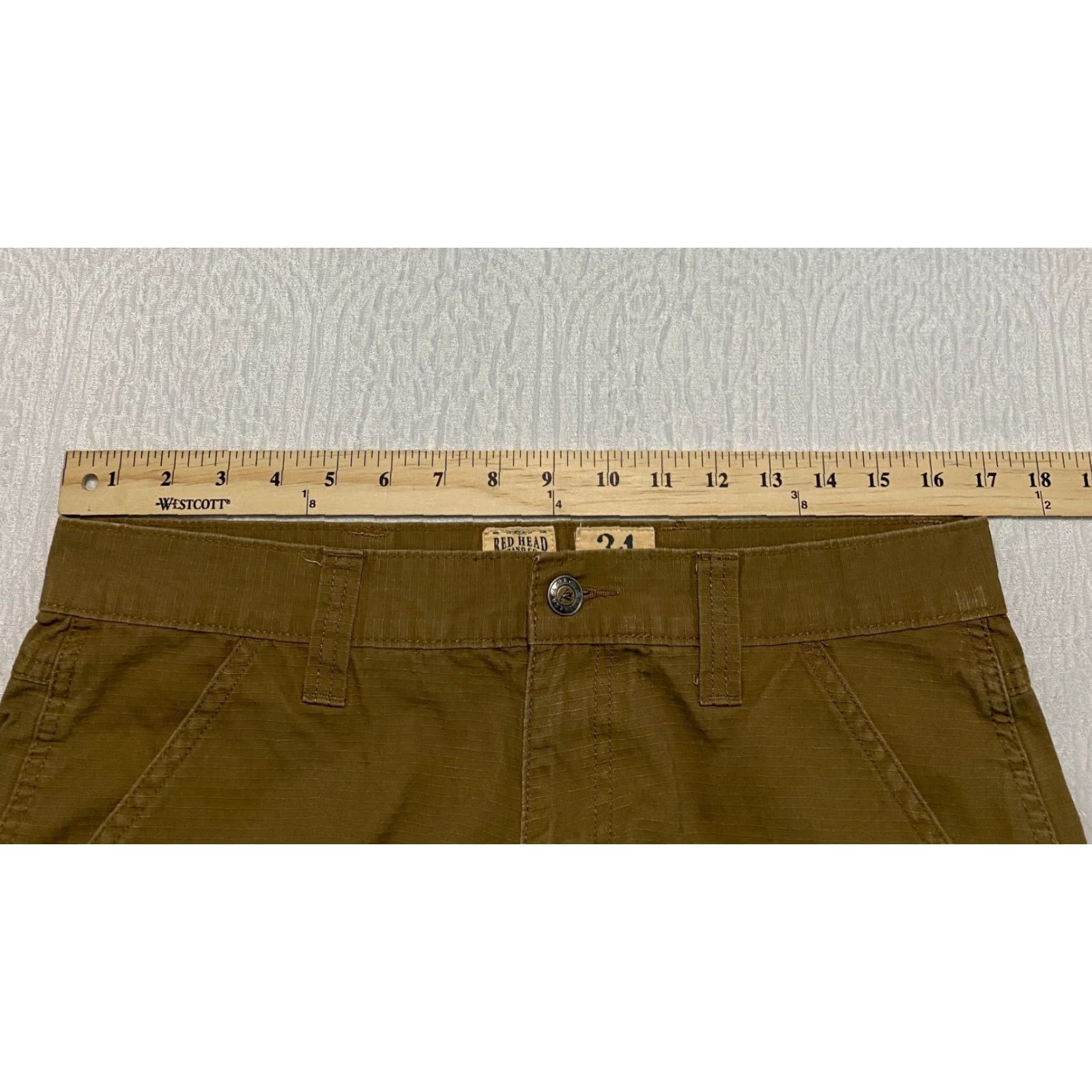 Vintage VINTAGE Red Head Brand Co Cargo Pants Men's 34x30 Brown Relaxed Wide-Leg Cargo Pants Mens Brown 34x30 Wide-Leg Pockets Men Size US 34 / EU 50 - 3 Thumbnail