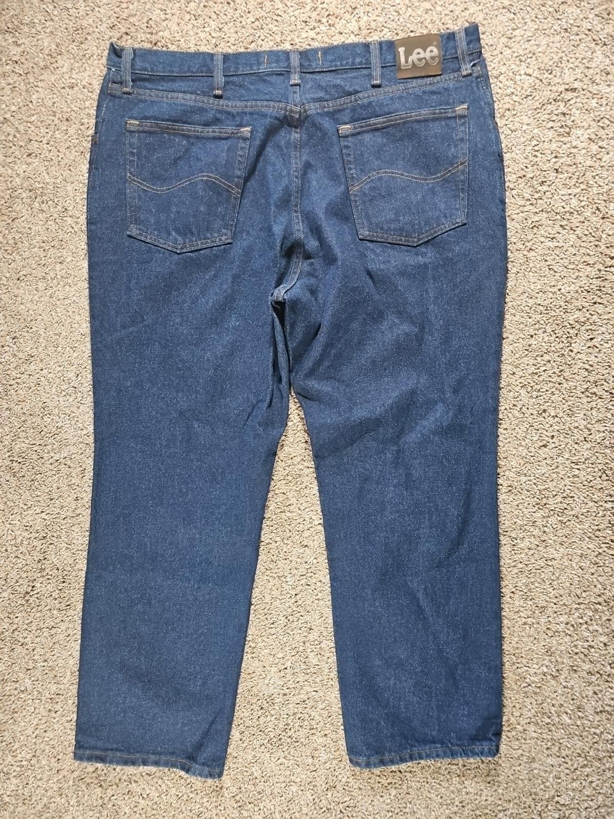 Lee LEE Regular Fit 44x30 Straight Cut Jeans Size US 44 / EU 60 - 5 Thumbnail