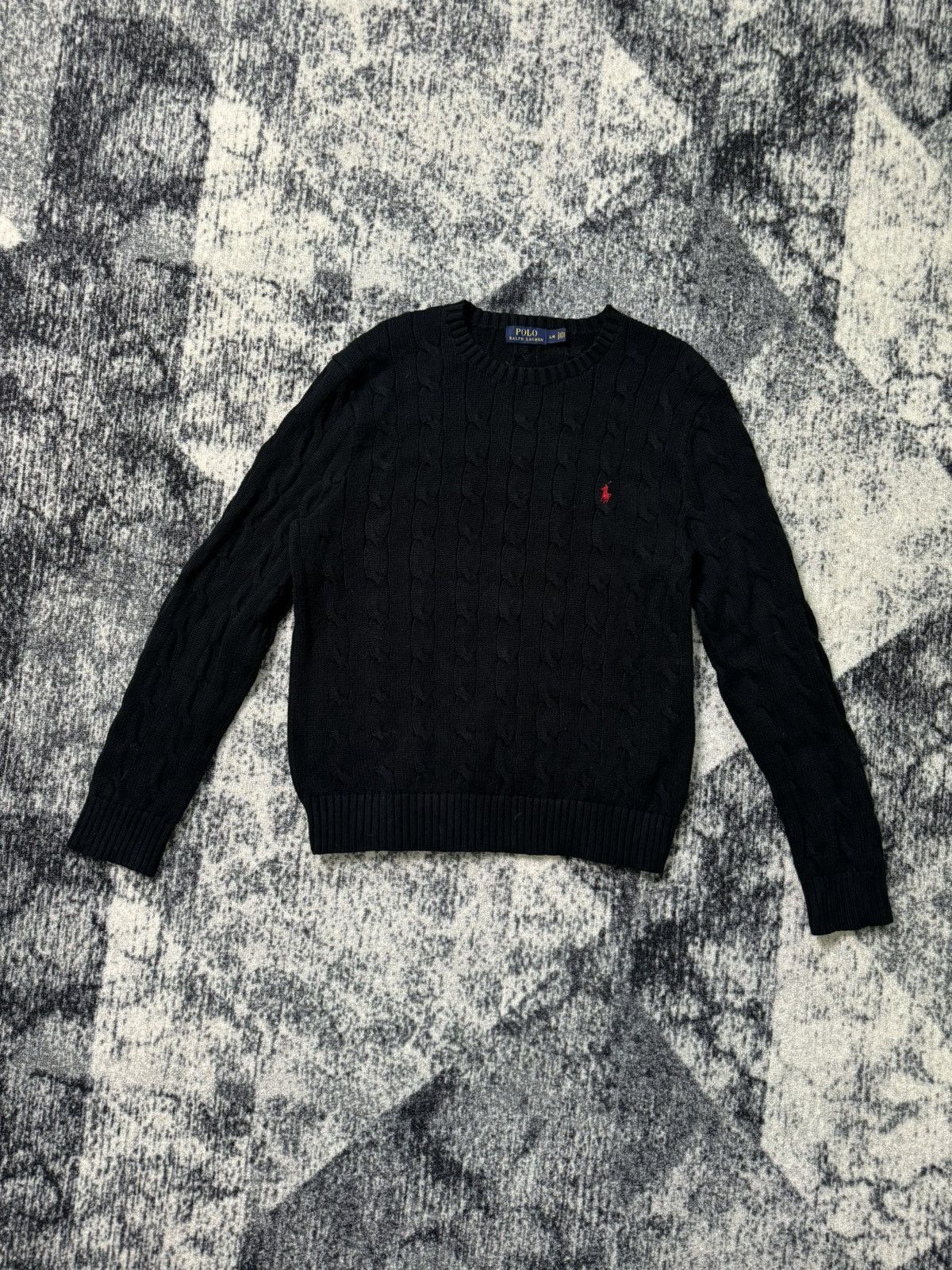 Vintage Vintage Polo Ralph Lauren Sweater Knitwear Red Pony Luxury Size US L / EU 52-54 / 3 - 1 Thumbnail