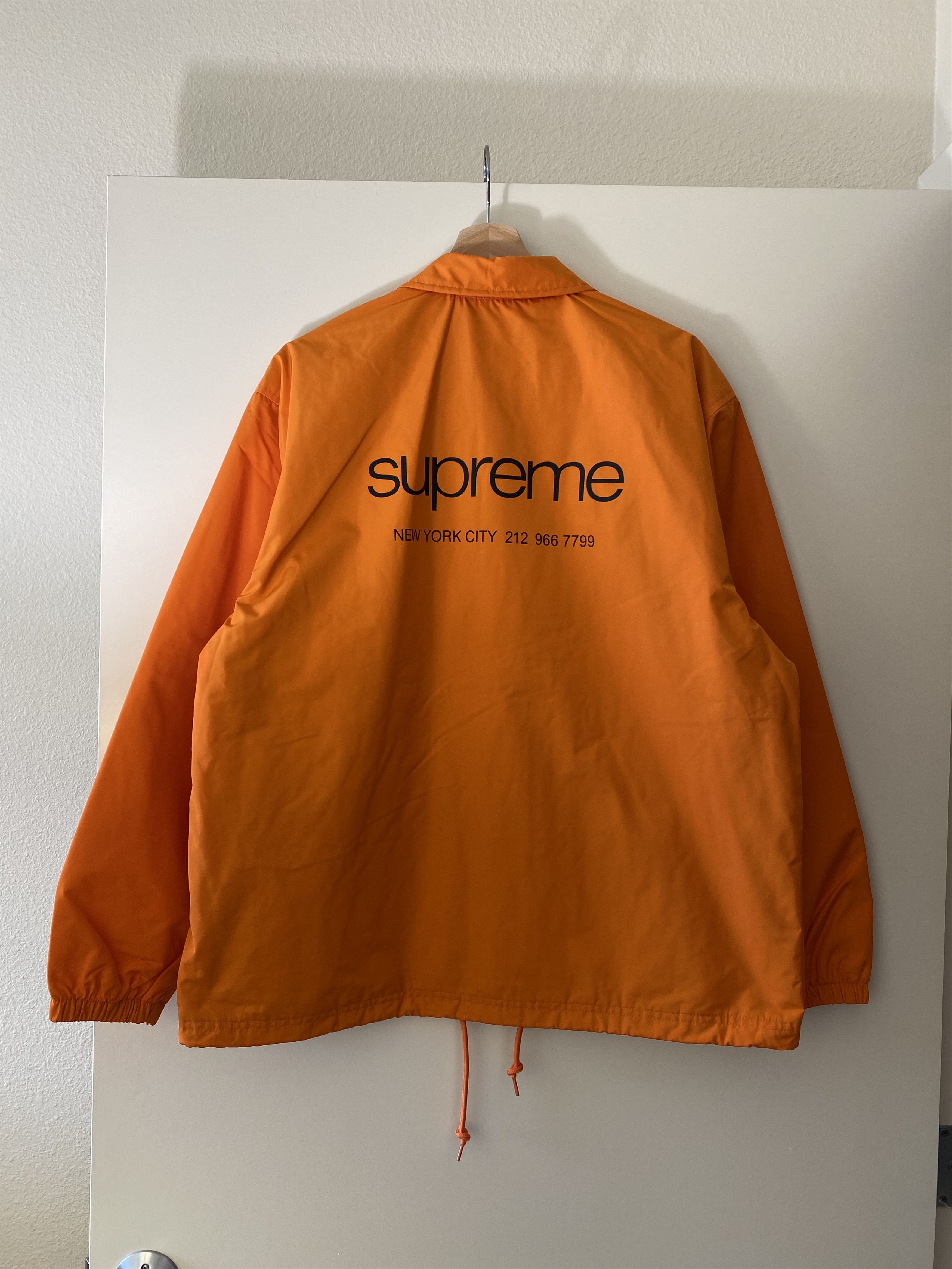 Supreme Nyc Coaches Jacket orange M - ジャケット/アウター