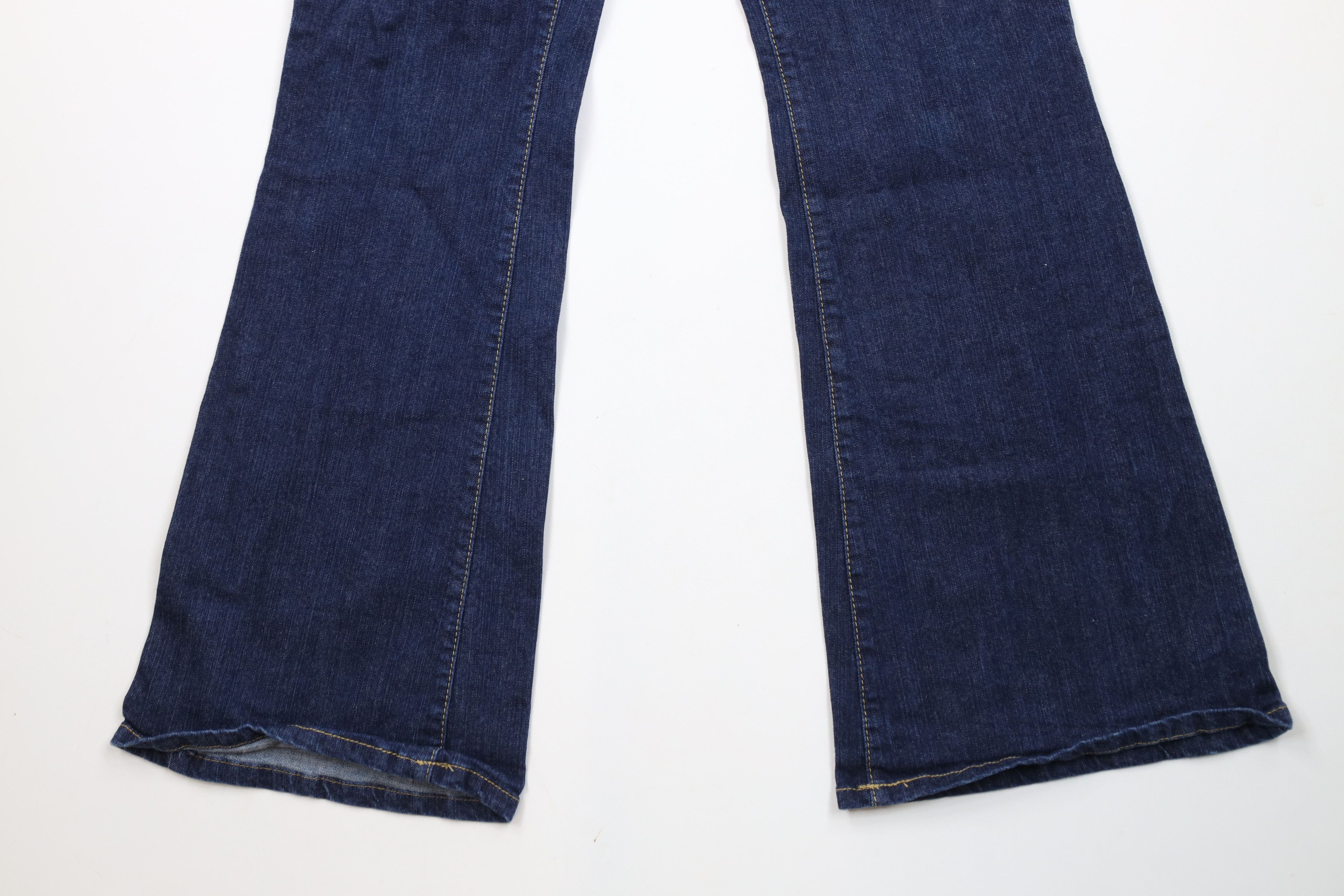 Vintage Vintage 90s Y2K Babydoll Stretch Wide Leg Bell Bottoms Jeans Size 32" / US 10 / IT 46 - 4 Thumbnail