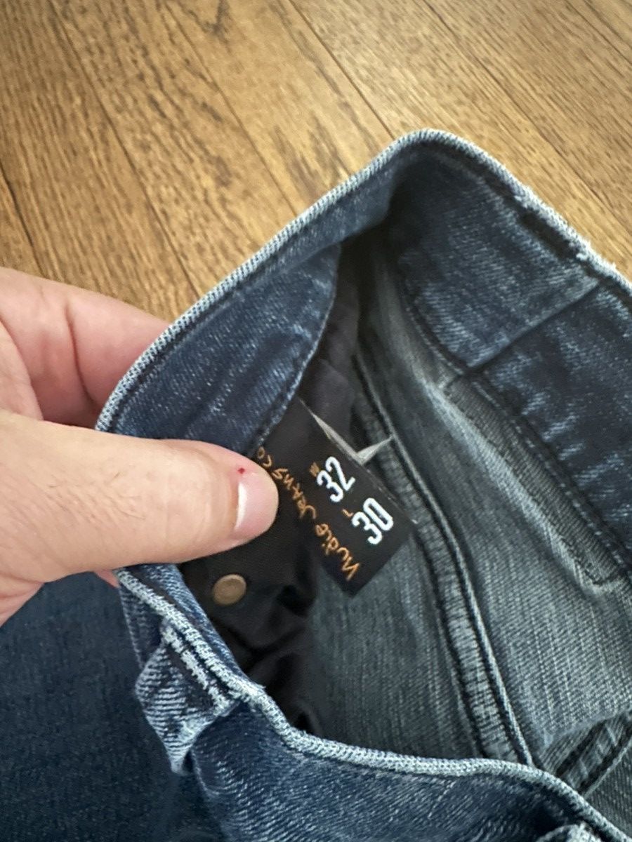 Nudie Jeans Nude Lean Dean 32 x 30 Blue Dream Size US 32 / EU 48 - 4 Thumbnail