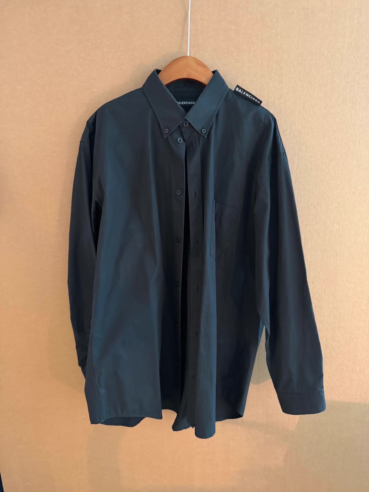 Balenciaga Balenciaga Black Long Sleeve Shirt Q16 Size US M / EU 48-50 / 2 - 1 Thumbnail