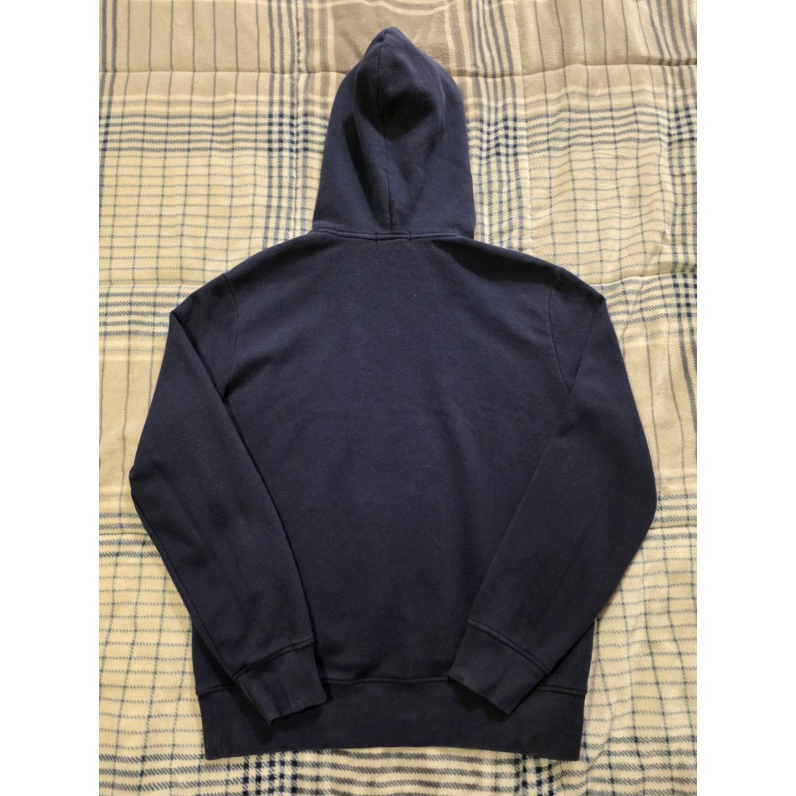 Polo Ralph Lauren VINTAGE Polo Ralph Lauren Big Pony Logo Fleece Pullover Hoodie Dark Blue Men's Medium Size US M / EU 48-50 / 2 - 2 Thumbnail