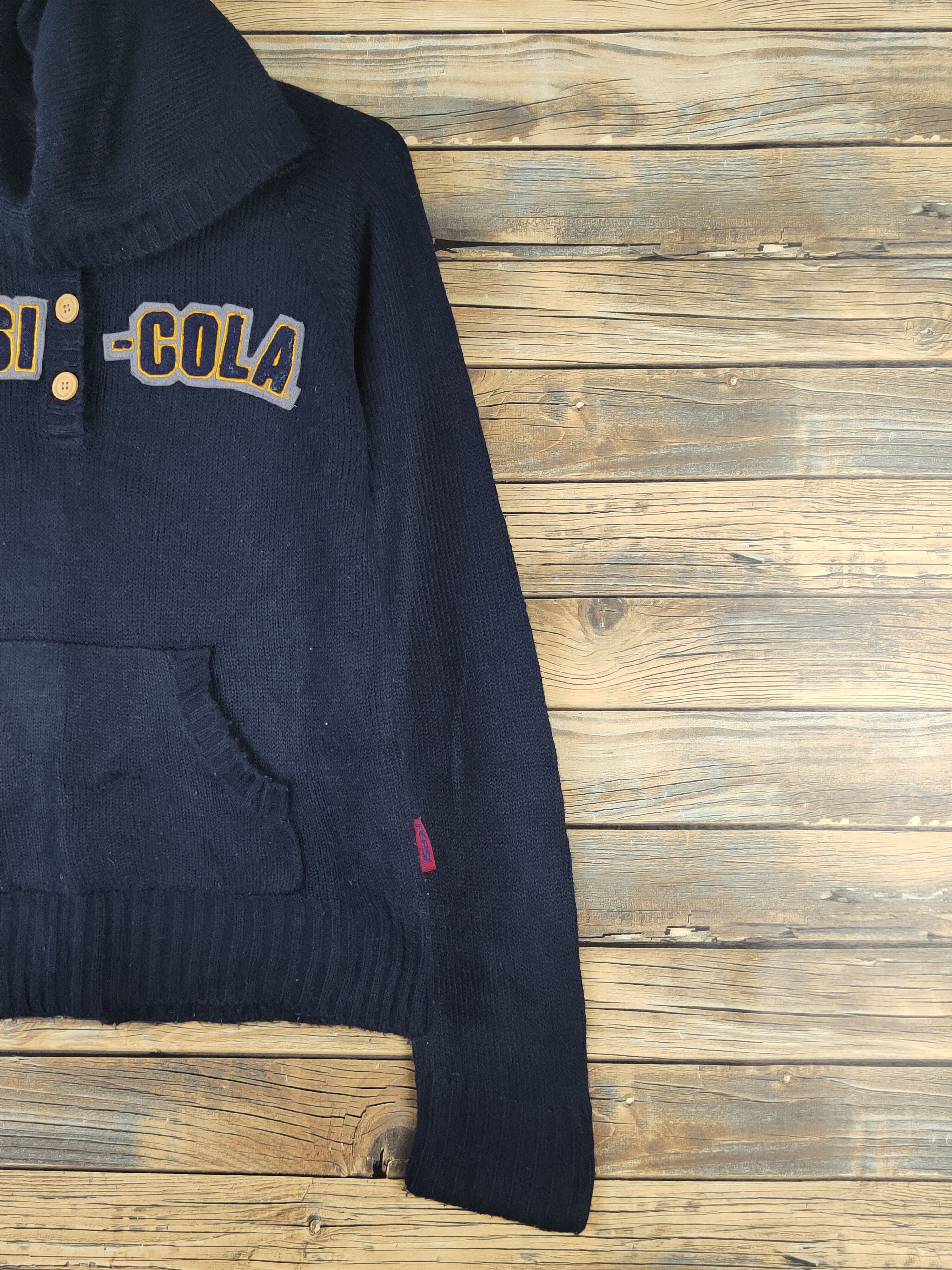 Pepsi Pepsi cola X Gal Fit Navy Knitwear Hoodie Sweatshirts #W1217 Size M / US 6-8 / IT 42-44 - 5 Thumbnail