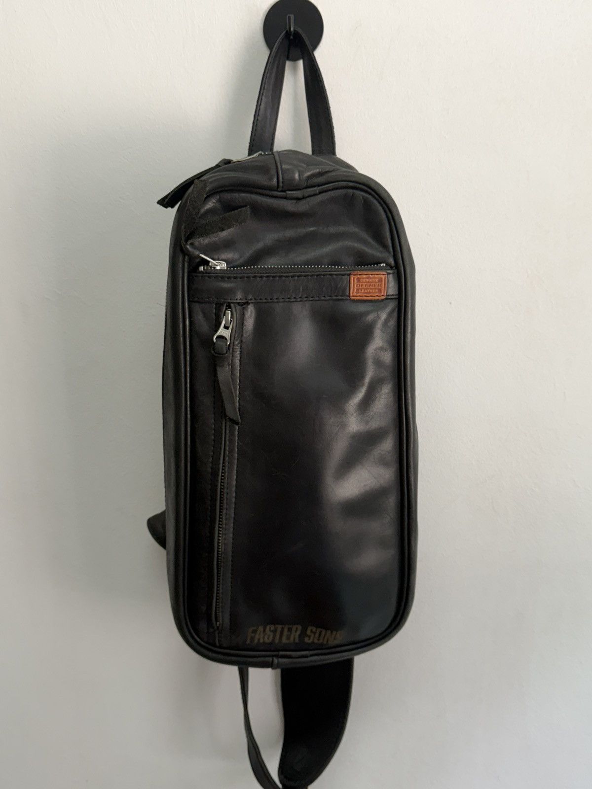 Leather Faster Son Degner Motorcycles Leather Crossbody Size ONE SIZE - 1 Thumbnail