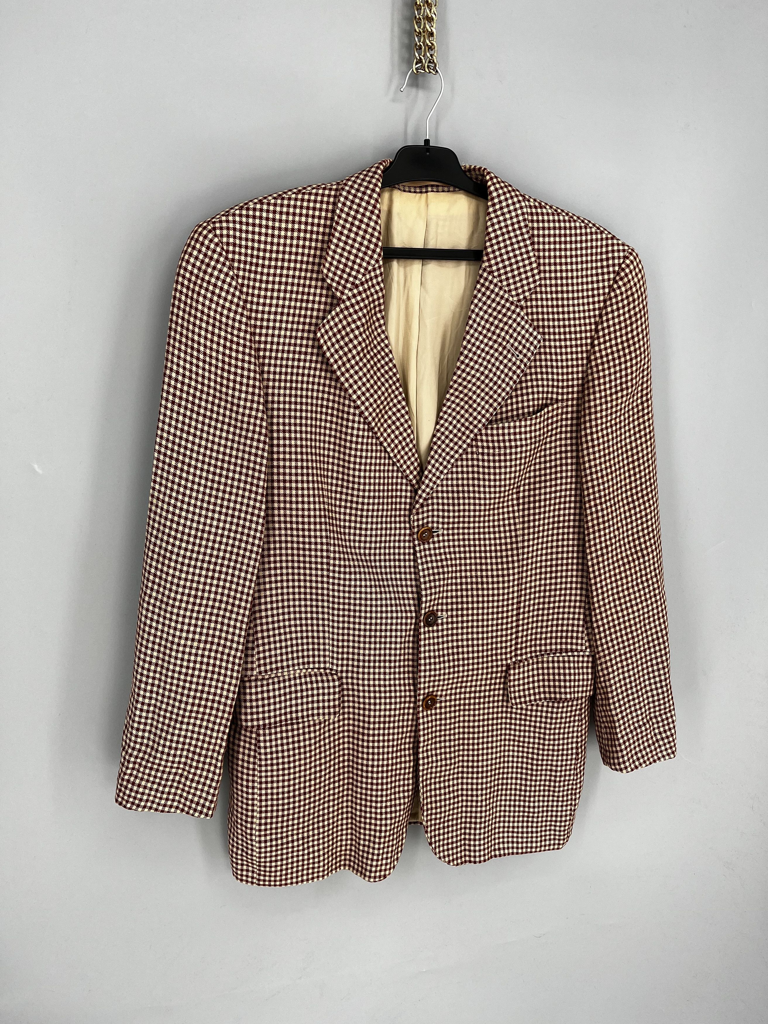 Hugo Boss Hugo Boss Vintage Linen Blazer 48 Solbiati Natural Kalkutta Size 48S - 2 Thumbnail