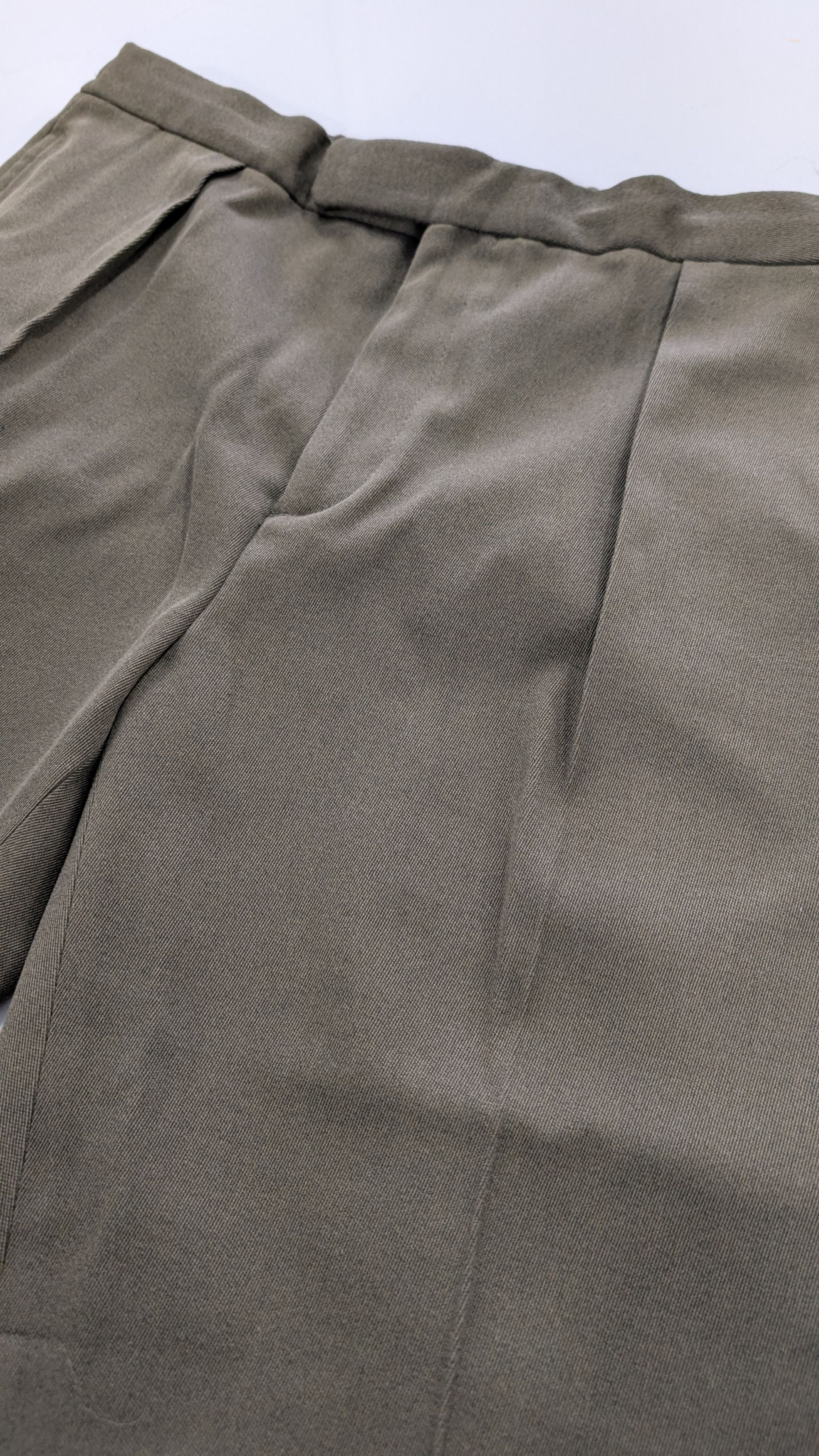 Ralph Lauren Purple Label Ralph Lauren Purple Label Davis Dress Trousers 38 Olive Size US 38 / EU 54 - 17 Thumbnail