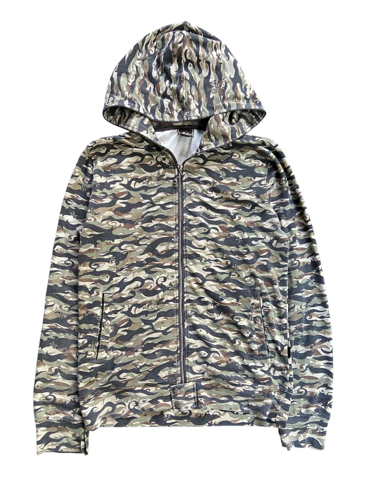 Roen ROEN SKULL ARMY ZIP HOODIE Size US L / EU 52-54 / 3 - 1 Thumbnail