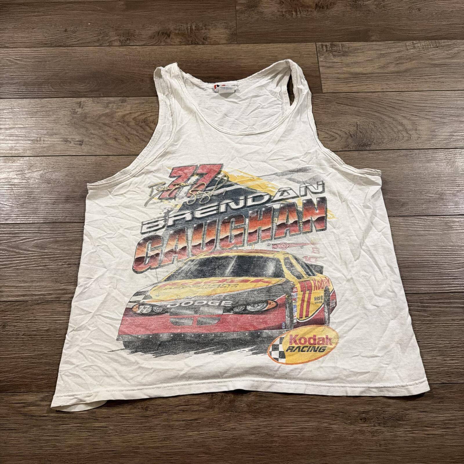 Chase Authentics Vintage Y2K NASCAR Brendan Gaughan Kodak Racing Tank Top Size US L / EU 52-54 / 3 - 1 Thumbnail