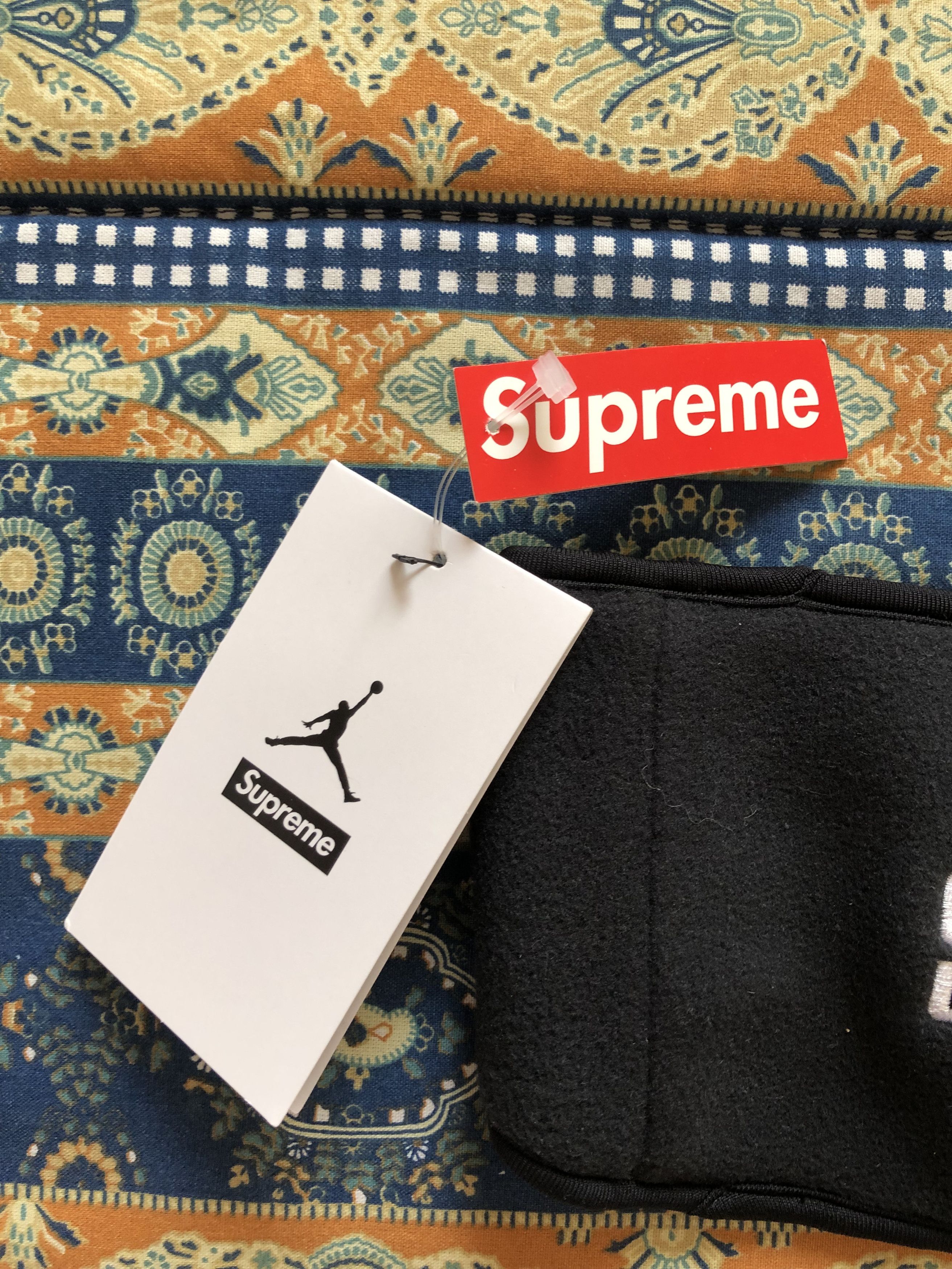 Supreme®/Jordan® Headband Supreme Jordan Headband (Winter Headband Polar Fleece) - YouTube