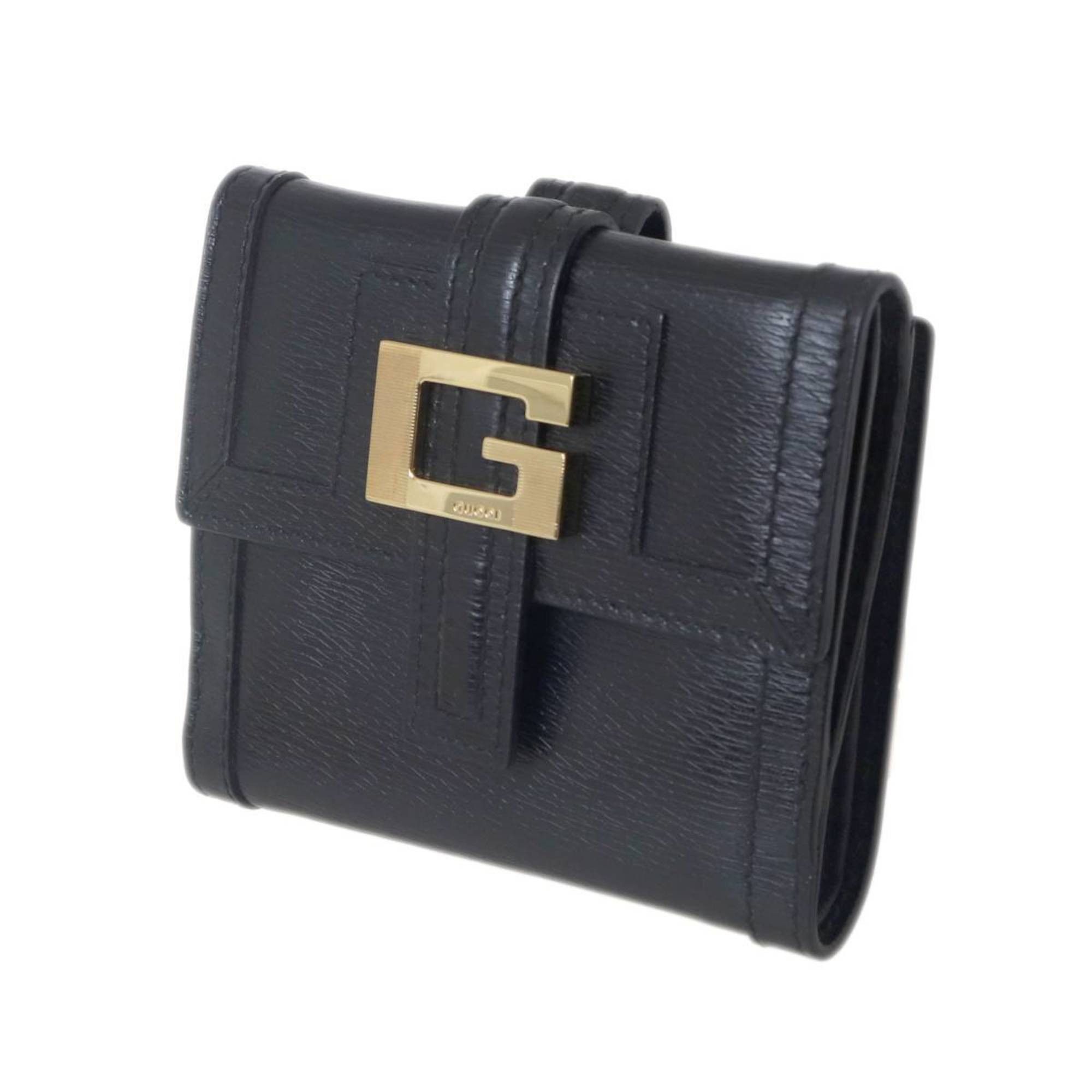 Gucci GUCCI Tri-fold Wallet Black 035.2118.2202 Size ONE SIZE - 1 Thumbnail
