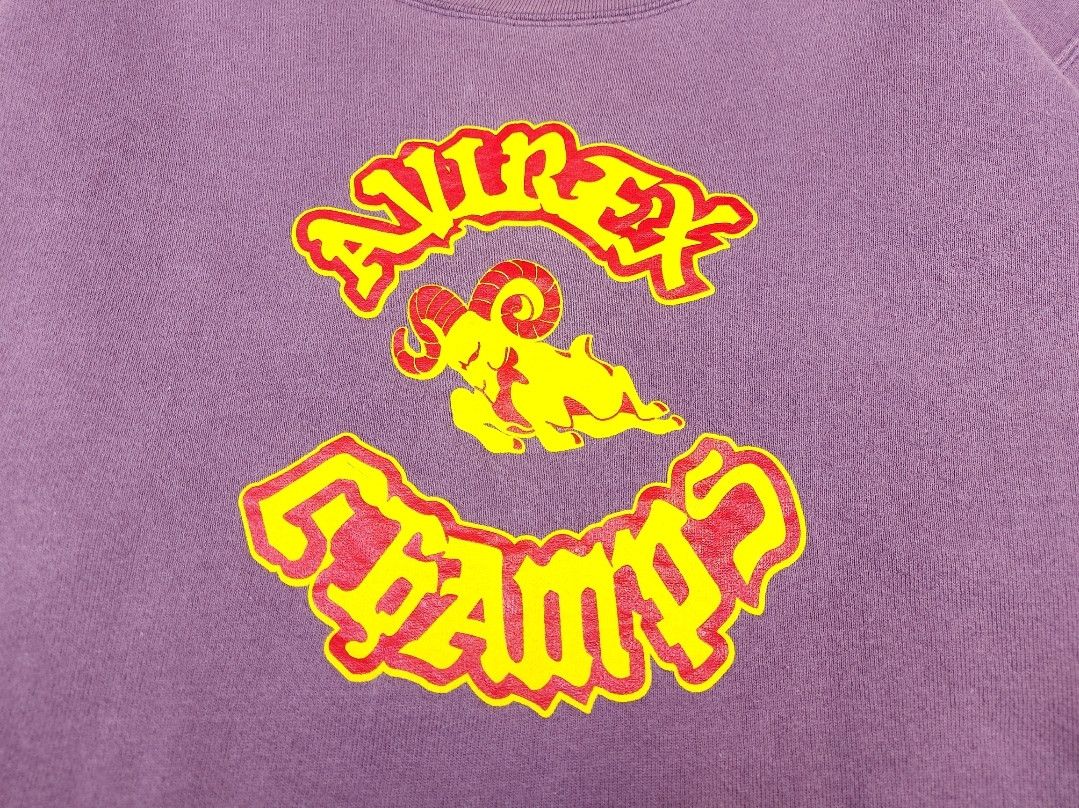 Avirex × Vintage Vintage Avirex Champ Made in USA Purple Sweatshirt Size US M / EU 48-50 / 2 - 2 Thumbnail